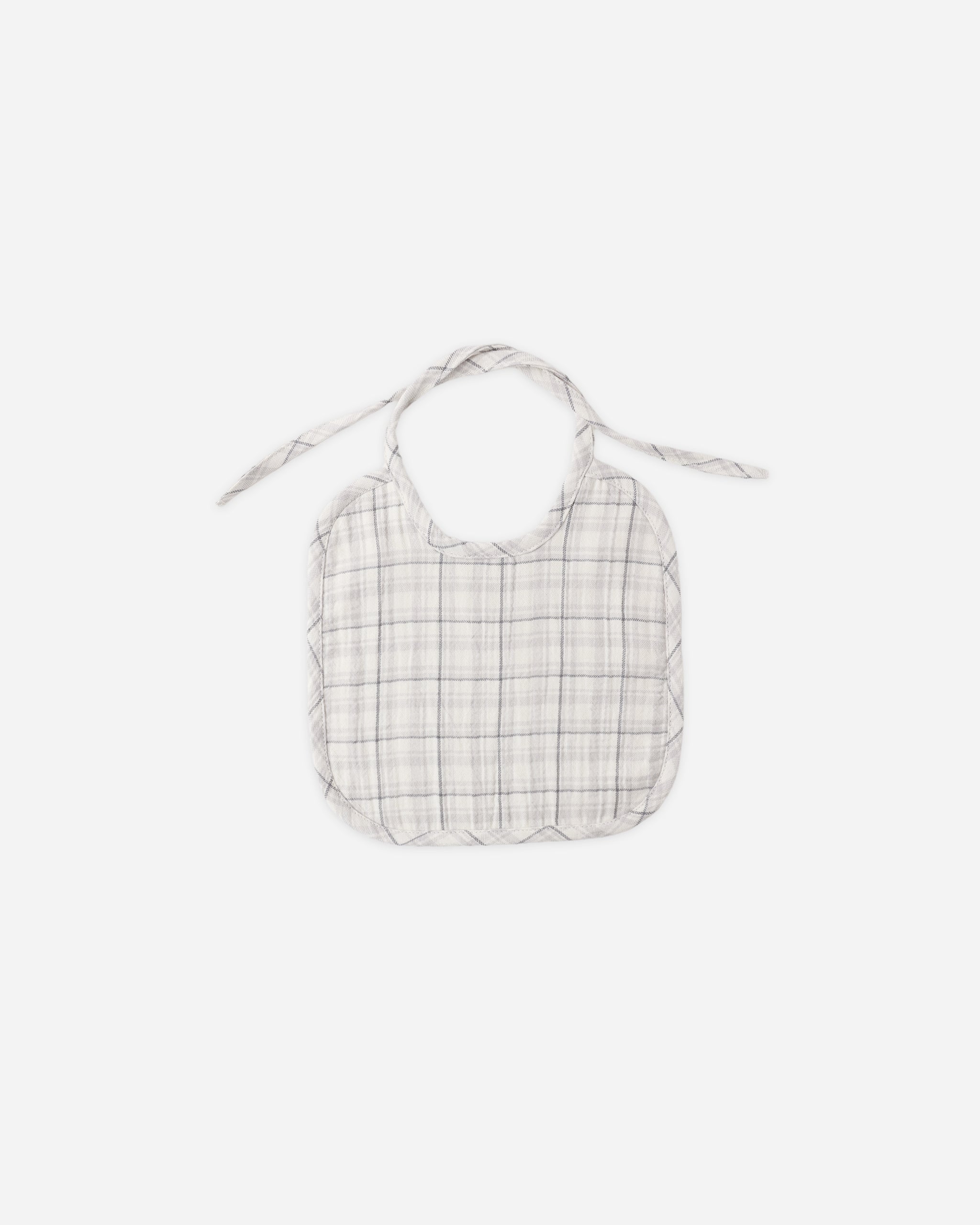 Woven Tie Bib Blue Plaid - Rylee + Cru | Kids Clothes | Trendy Baby Clothes | Modern Infant Outfits |