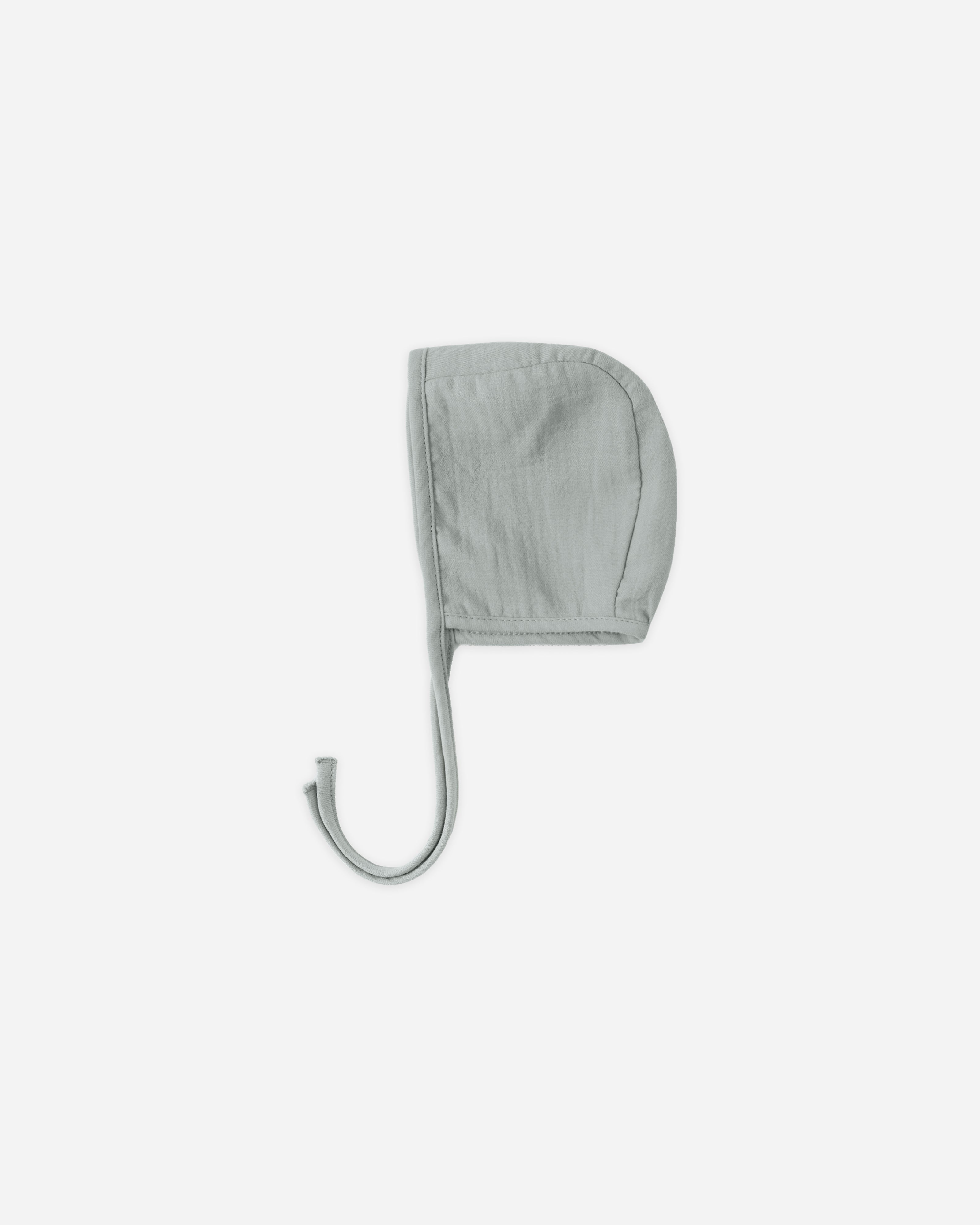 Woven Baby Bonnet || Steel Blue