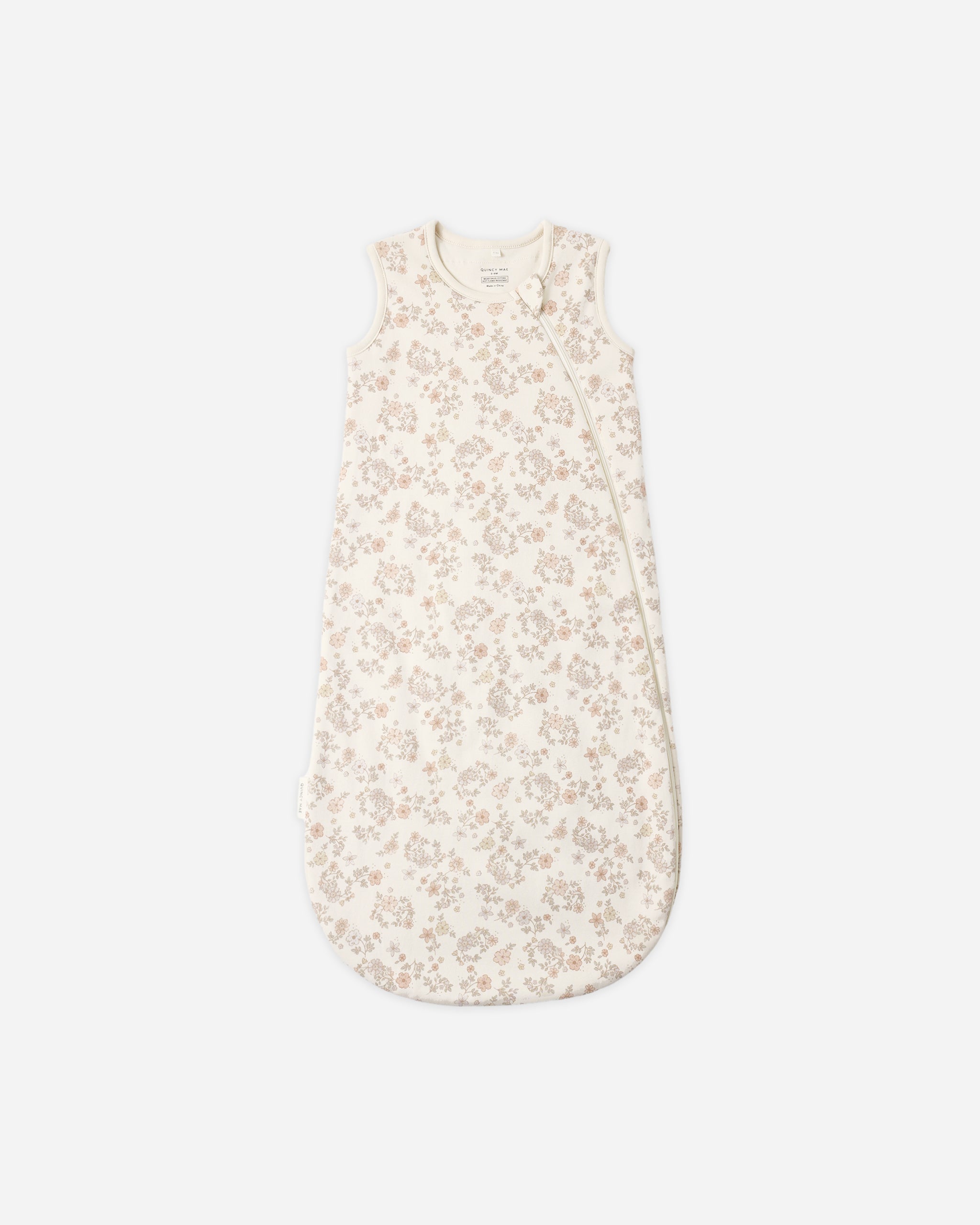 Jersey Sleep Bag Floral Vine - Rylee + Cru | Kids Clothes | Trendy Baby Clothes | Modern Infant Outfits |