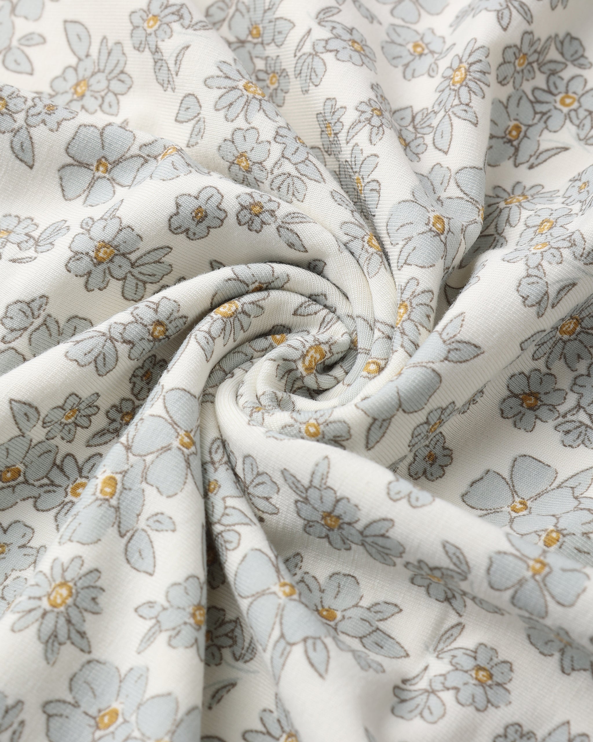 Bamboo Swaddle Blue Floral - Rylee + Cru | Kids Clothes | Trendy Baby Clothes | Modern Infant Outfits |