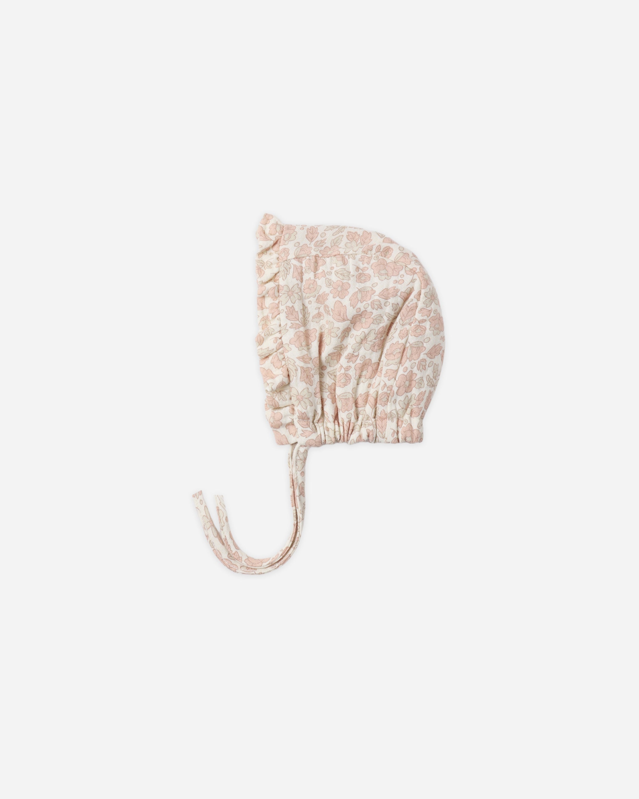 Woven Ruffle Bonnet Pink Blossom - Rylee + Cru | Kids Clothes | Trendy Baby Clothes | Modern Infant Outfits |