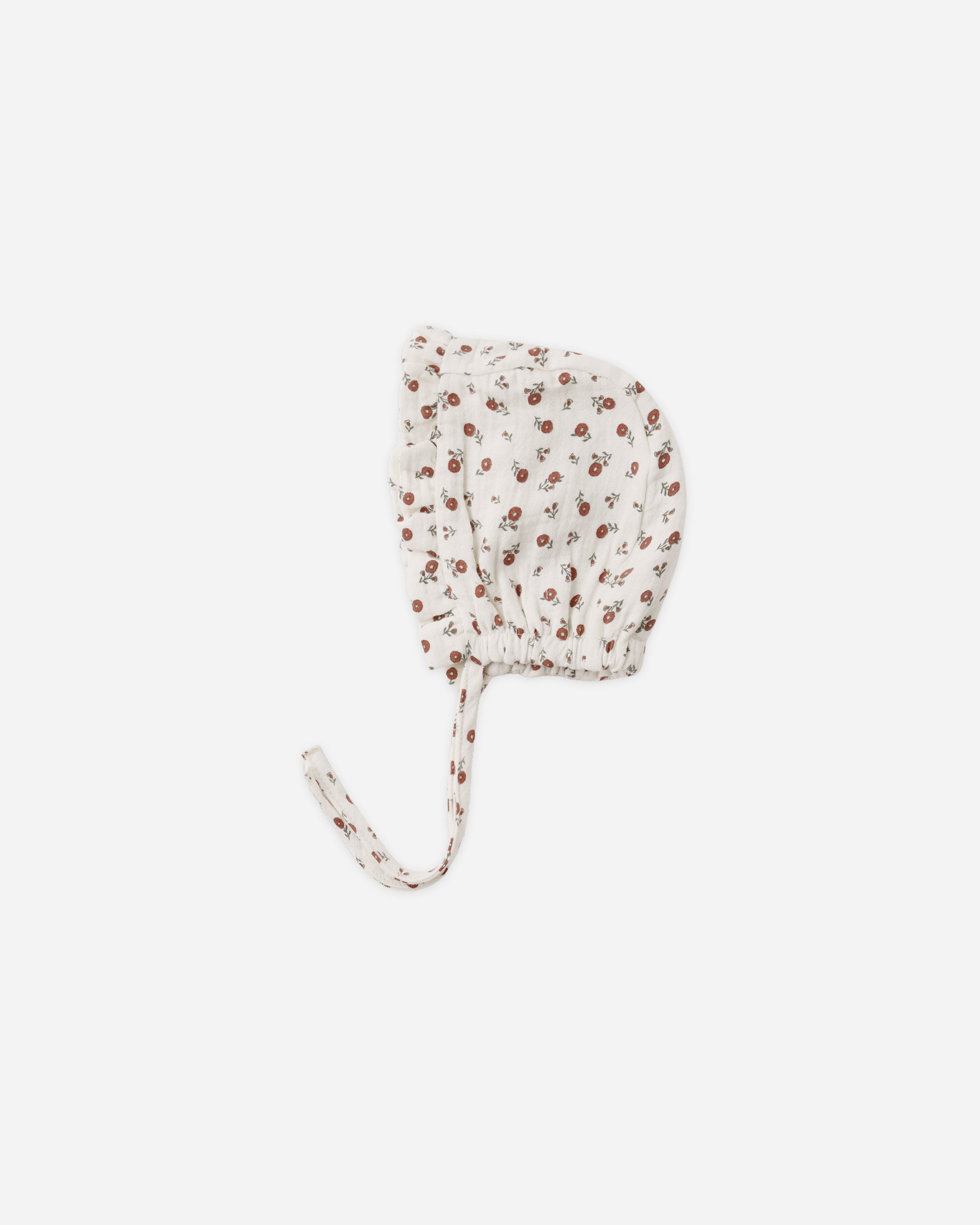 Woven Ruffle Bonnet || Winter Ditsy