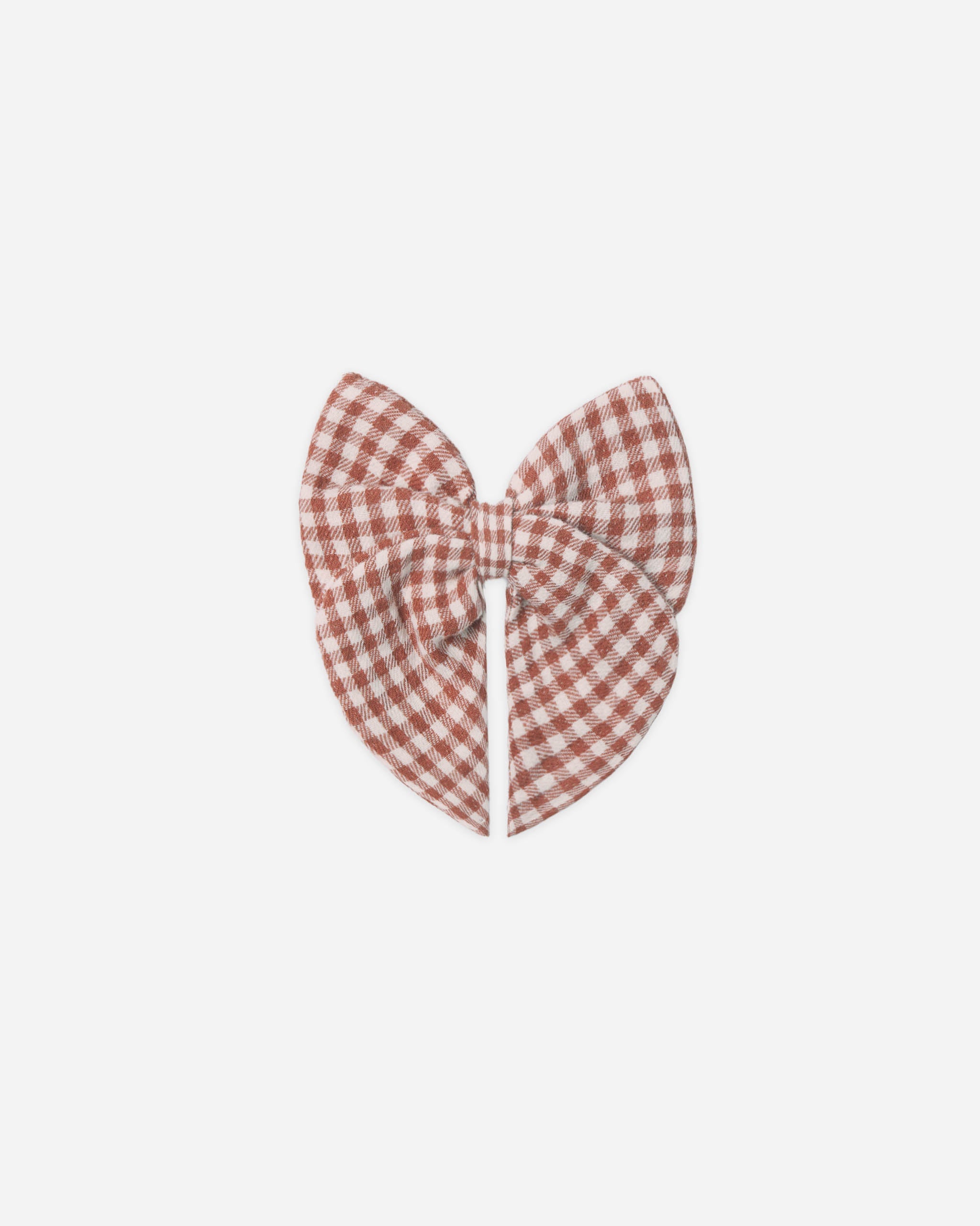 Bow Red Gingham
