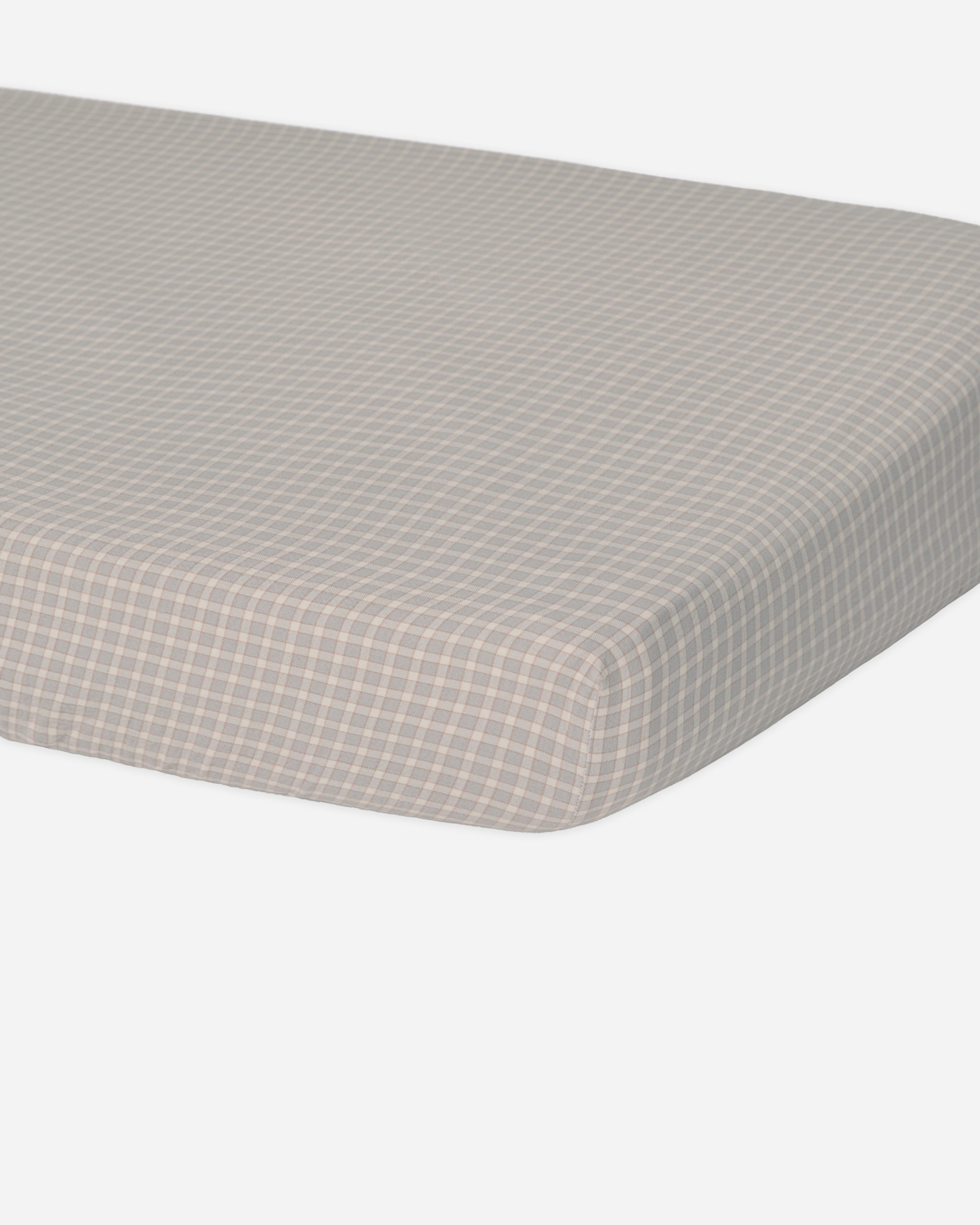 Woven Crib Sheet Blue Gingham - Rylee + Cru | Kids Clothes | Trendy Baby Clothes | Modern Infant Outfits |