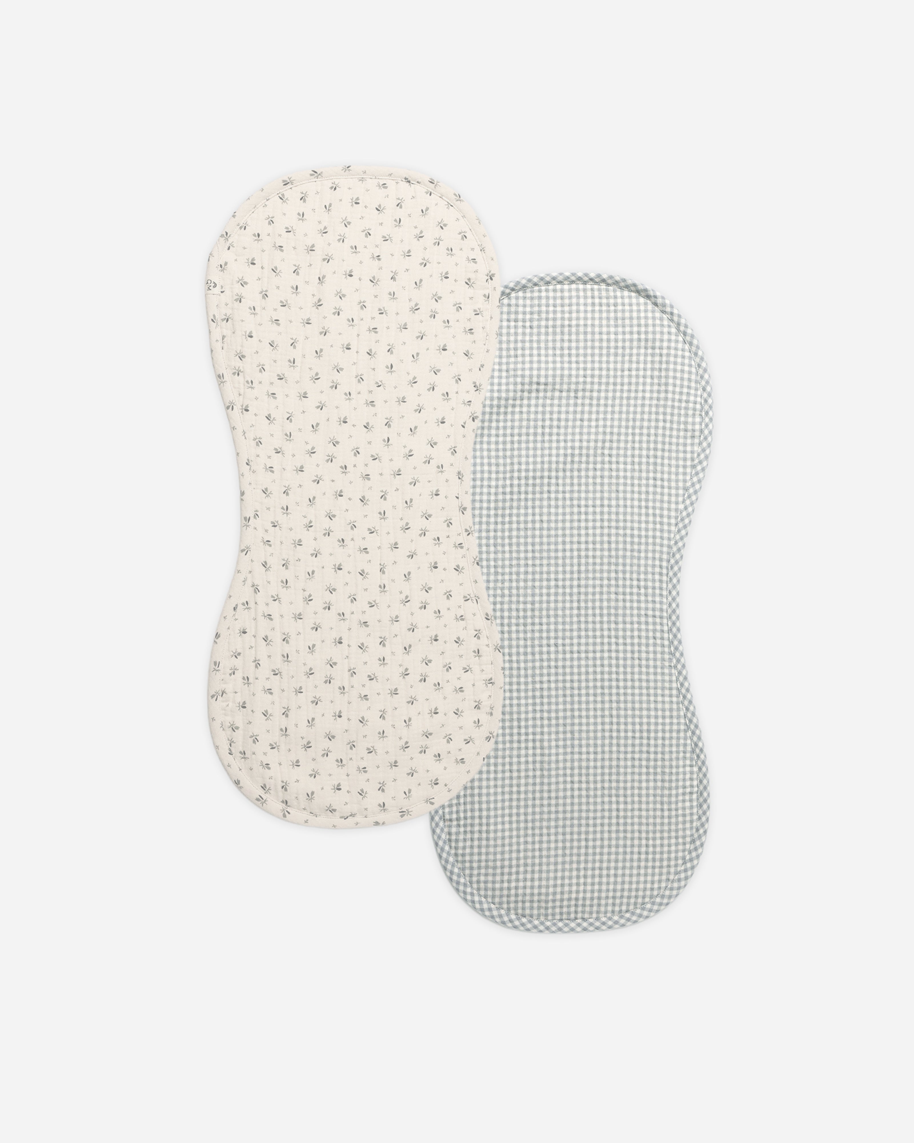 Burp Cloth, 2 Pack  || Bluebell, Blue Gingham