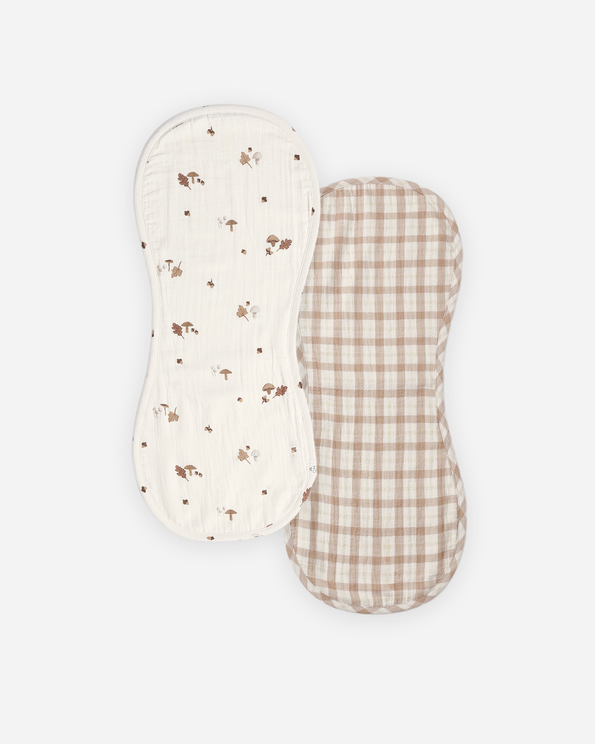 Burp Cloth, 2 Pack Woodland, Rustic Plaid - Rylee + Cru | Kids Clothes | Trendy Baby Clothes | Modern Infant Outfits |