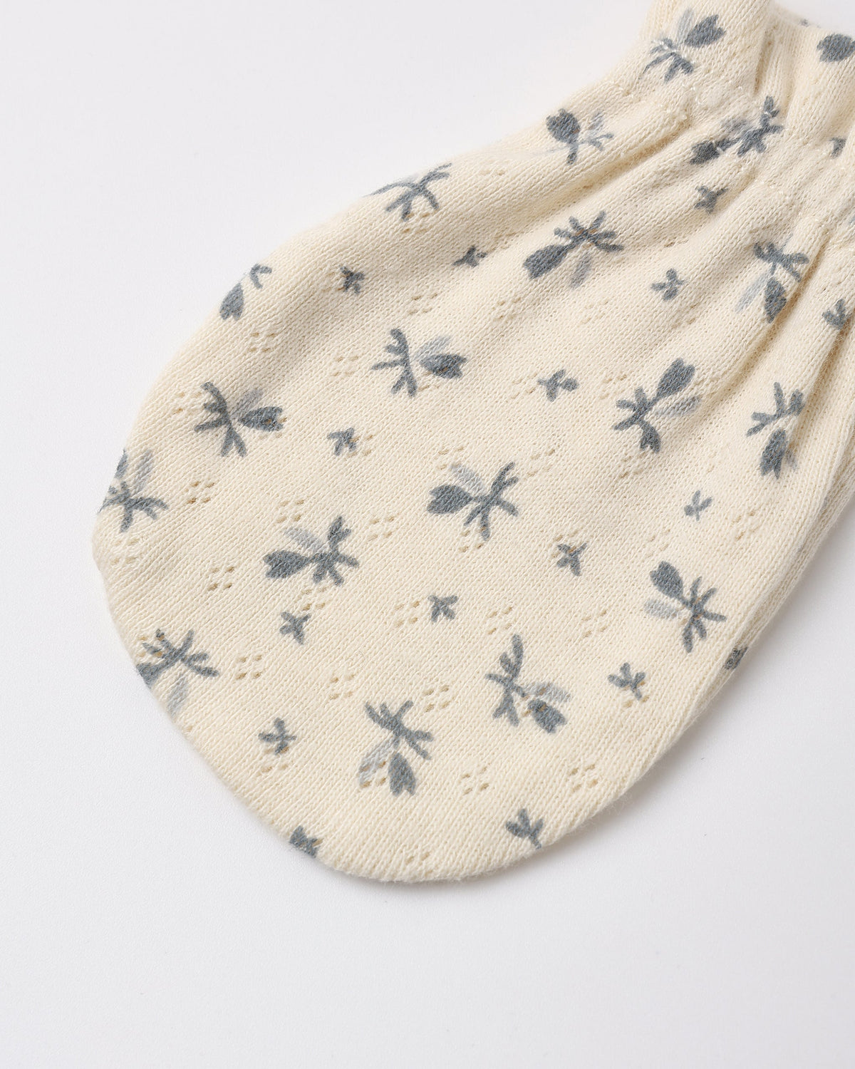 No Scratch Mittens, Set Of 2 Blue Ditsy, Heart Ditsy - Rylee + Cru | Kids Clothes | Trendy Baby Clothes | Modern Infant Outfits |
