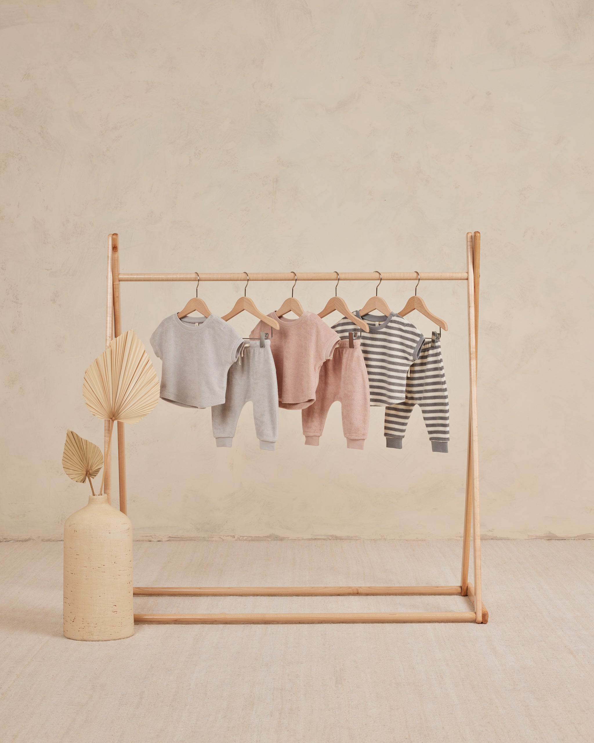 Terry Tee + Pant Set || Retro Stripe - Rylee + Cru | Kids Clothes | Trendy Baby Clothes | Modern Infant Outfits |