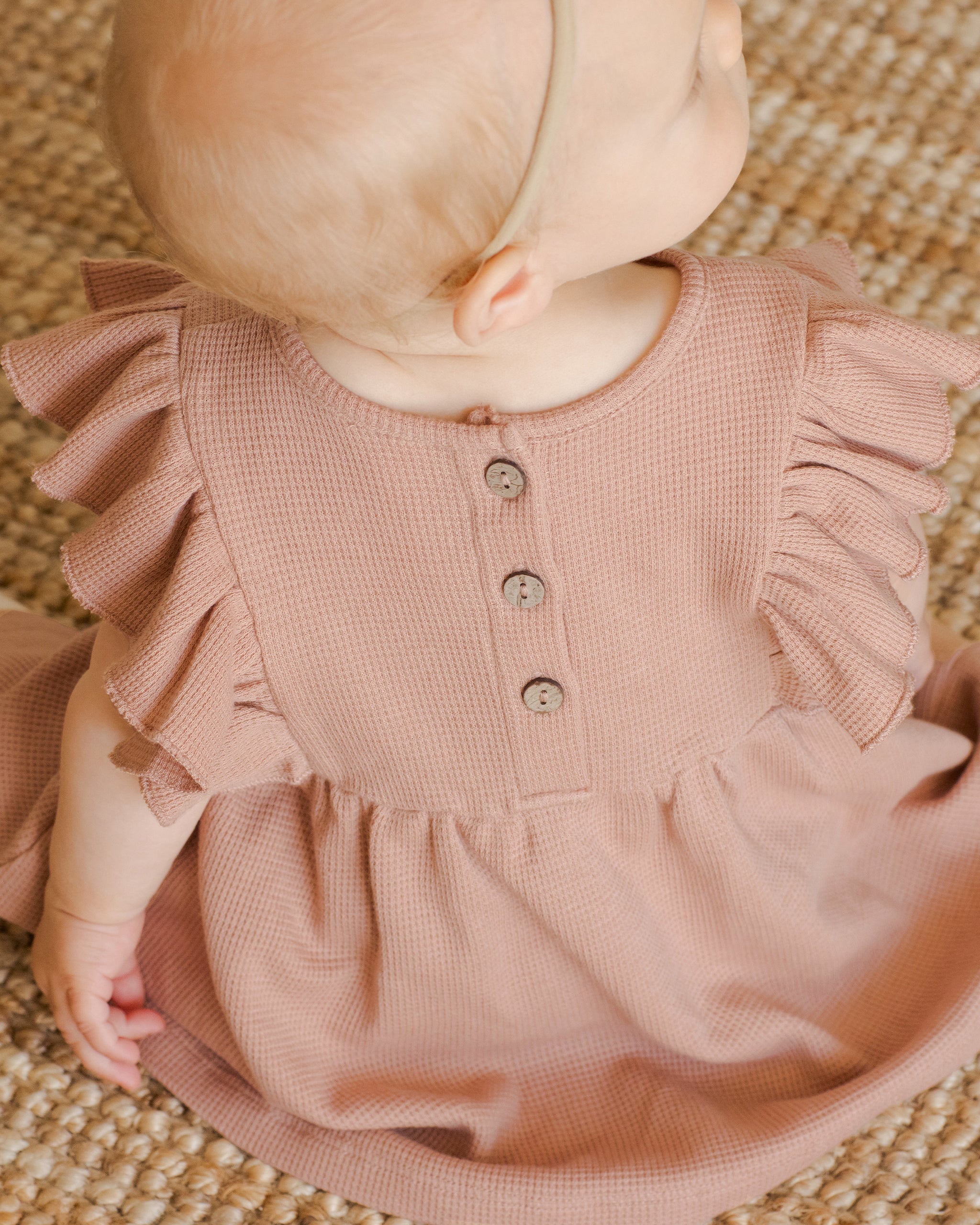 Daisy Dress || Rose - Rylee + Cru | Kids Clothes | Trendy Baby Clothes | Modern Infant Outfits |