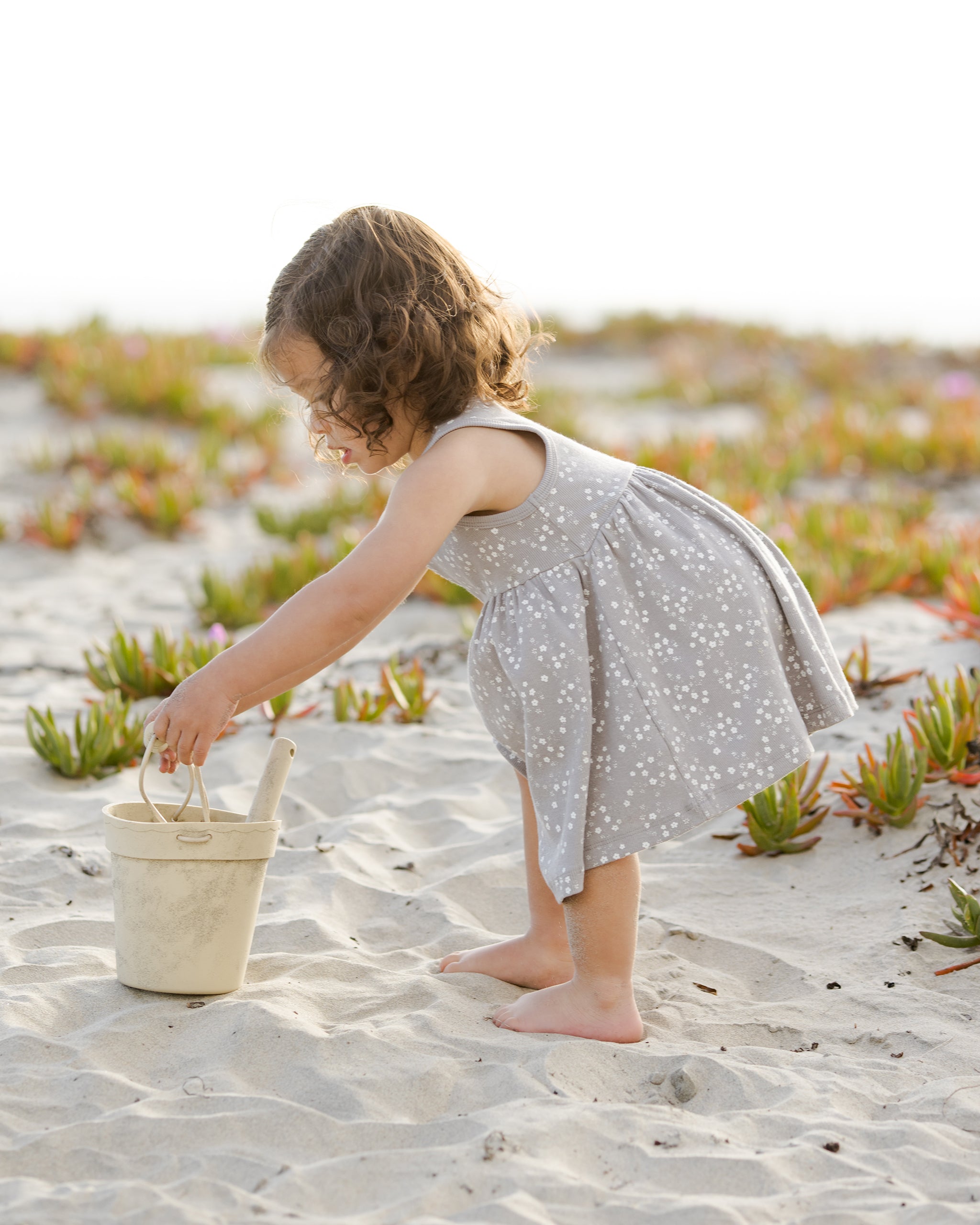 Ribbed Tank Dress || Fleur - Rylee + Cru | Kids Clothes | Trendy Baby Clothes | Modern Infant Outfits |