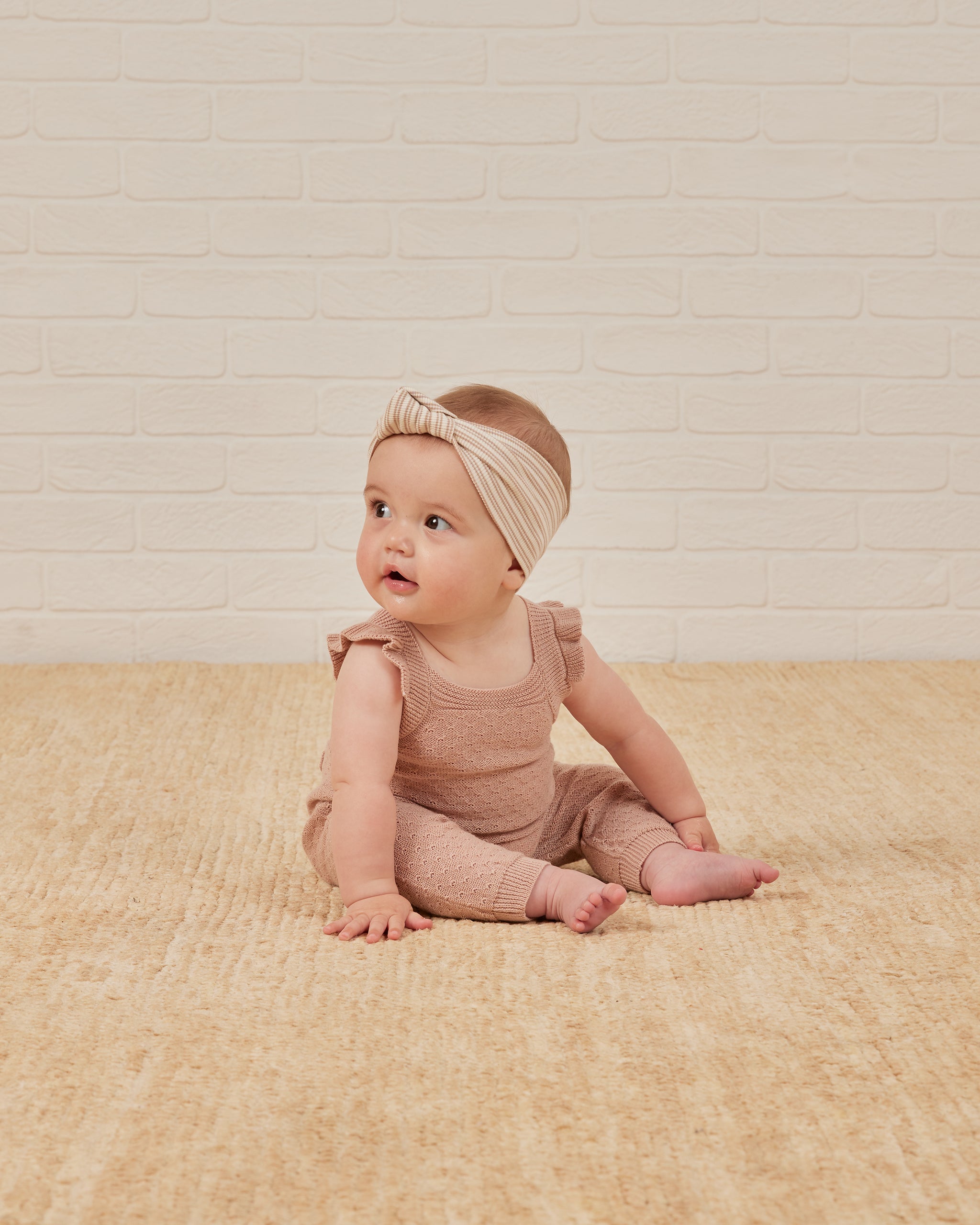 Pointelle Knit Overalls || Blush - Rylee + Cru | Kids Clothes | Trendy Baby Clothes | Modern Infant Outfits |