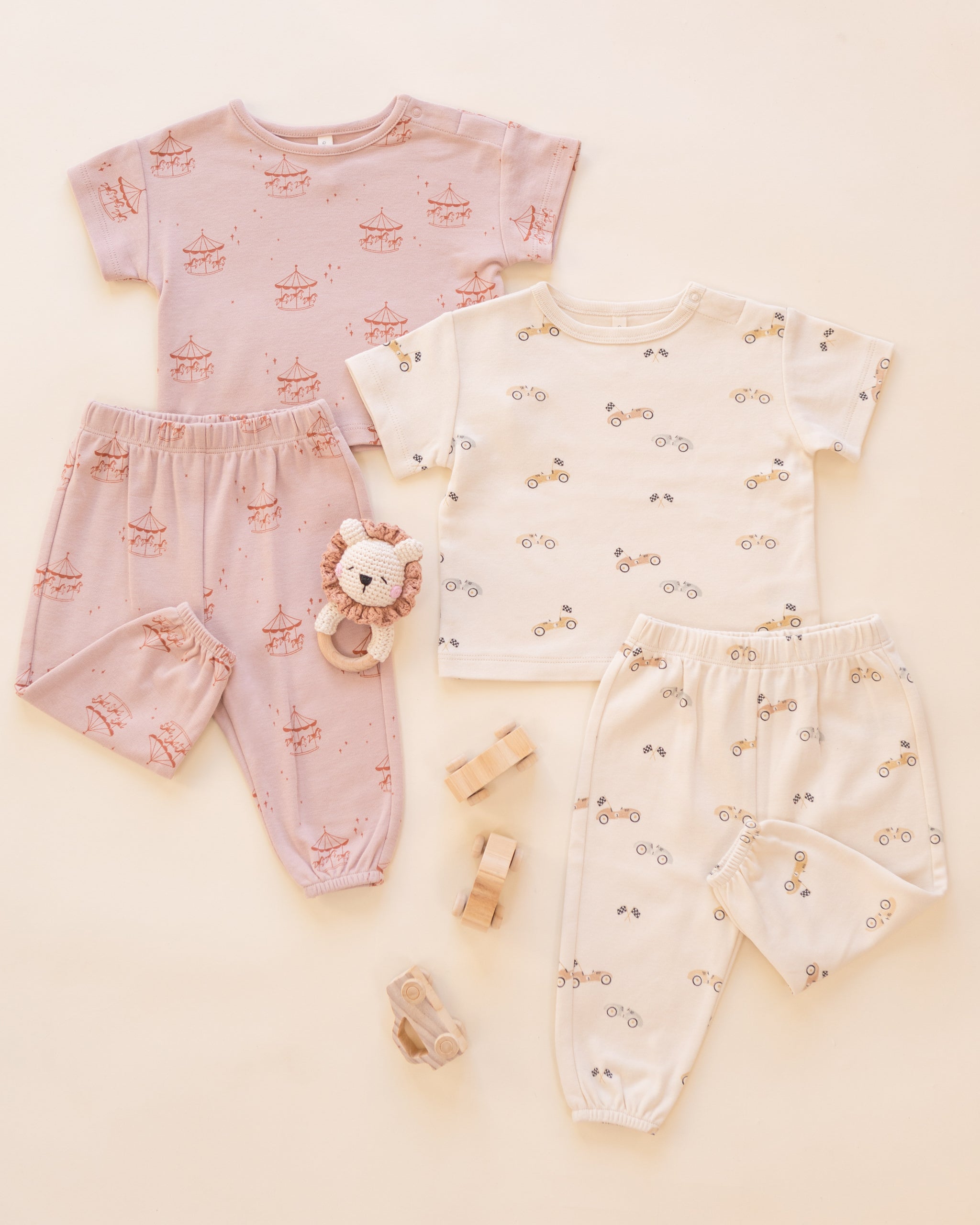 Jersey Tee + Pant Set Race Car - Rylee + Cru | Kids Clothes | Trendy Baby Clothes | Modern Infant Outfits |