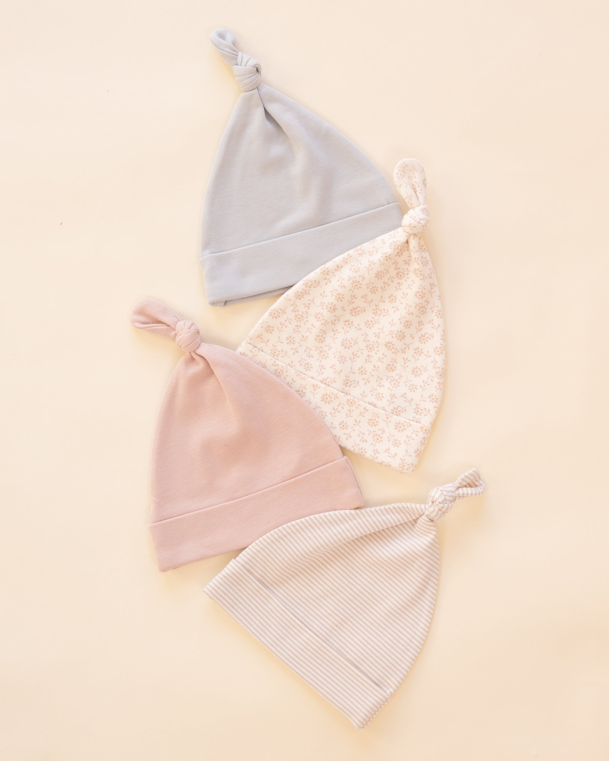 Knotted Baby Hat Sky - Rylee + Cru | Kids Clothes | Trendy Baby Clothes | Modern Infant Outfits |