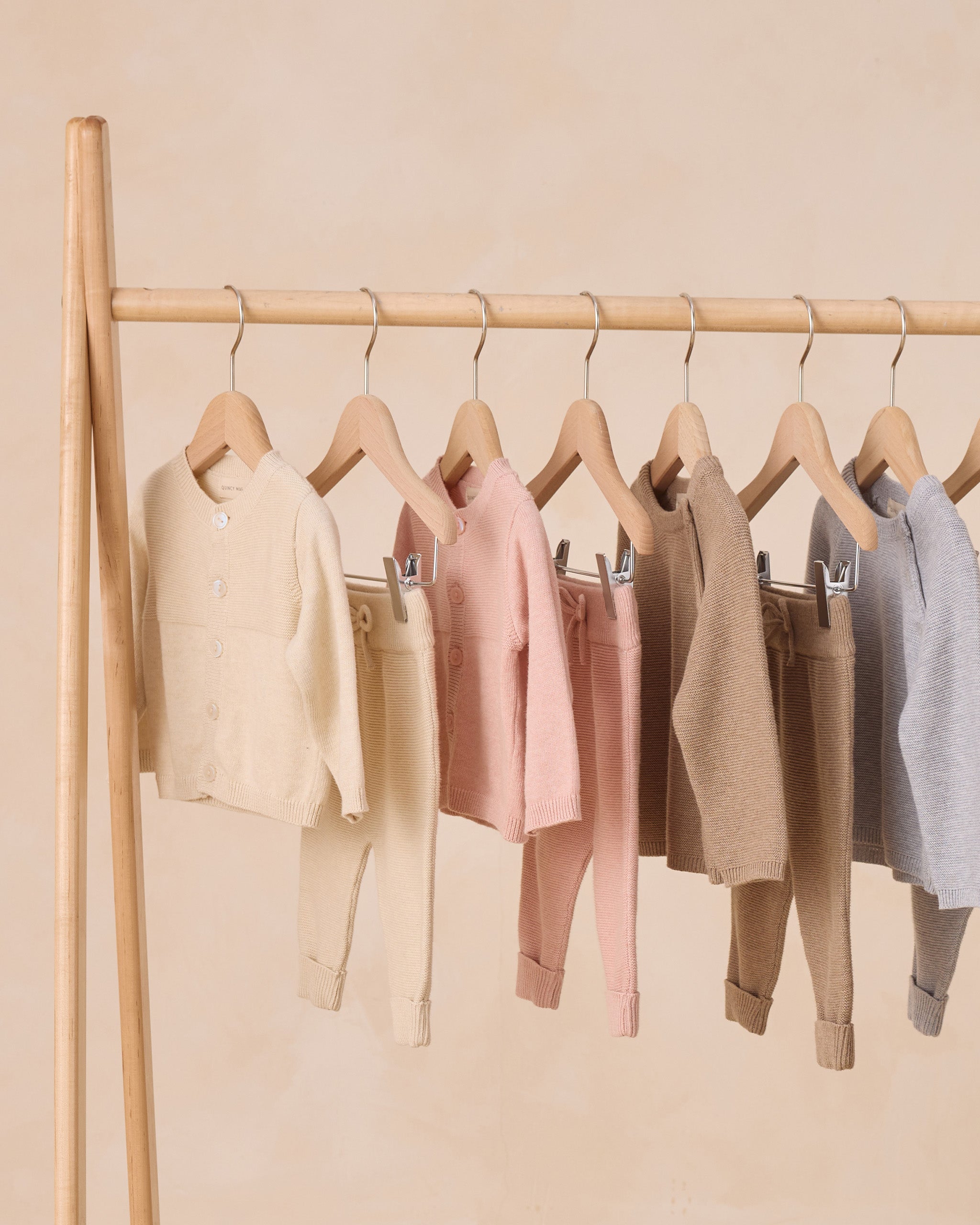 Knit Pant || Heathered Rose - Rylee + Cru | Kids Clothes | Trendy Baby Clothes | Modern Infant Outfits |