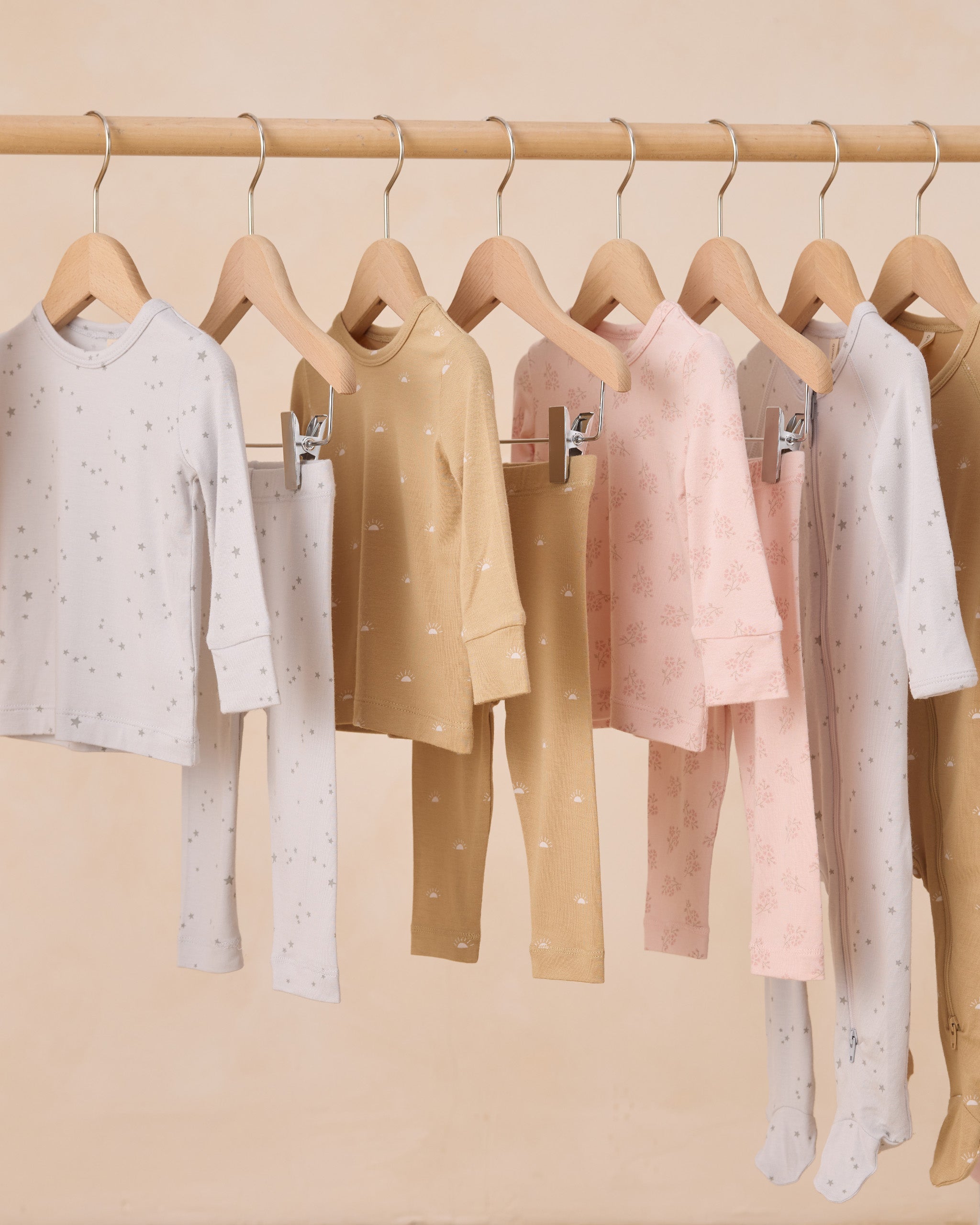 Modal Pajama Set || Pink Blossom - Rylee + Cru | Kids Clothes | Trendy Baby Clothes | Modern Infant Outfits |