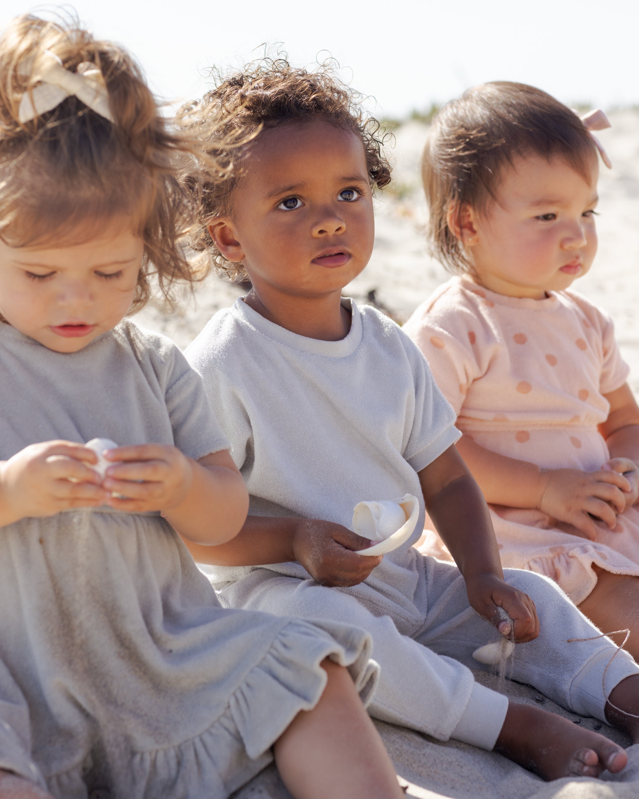 Terry Tee + Pant Set Sky - Rylee + Cru | Kids Clothes | Trendy Baby Clothes | Modern Infant Outfits |