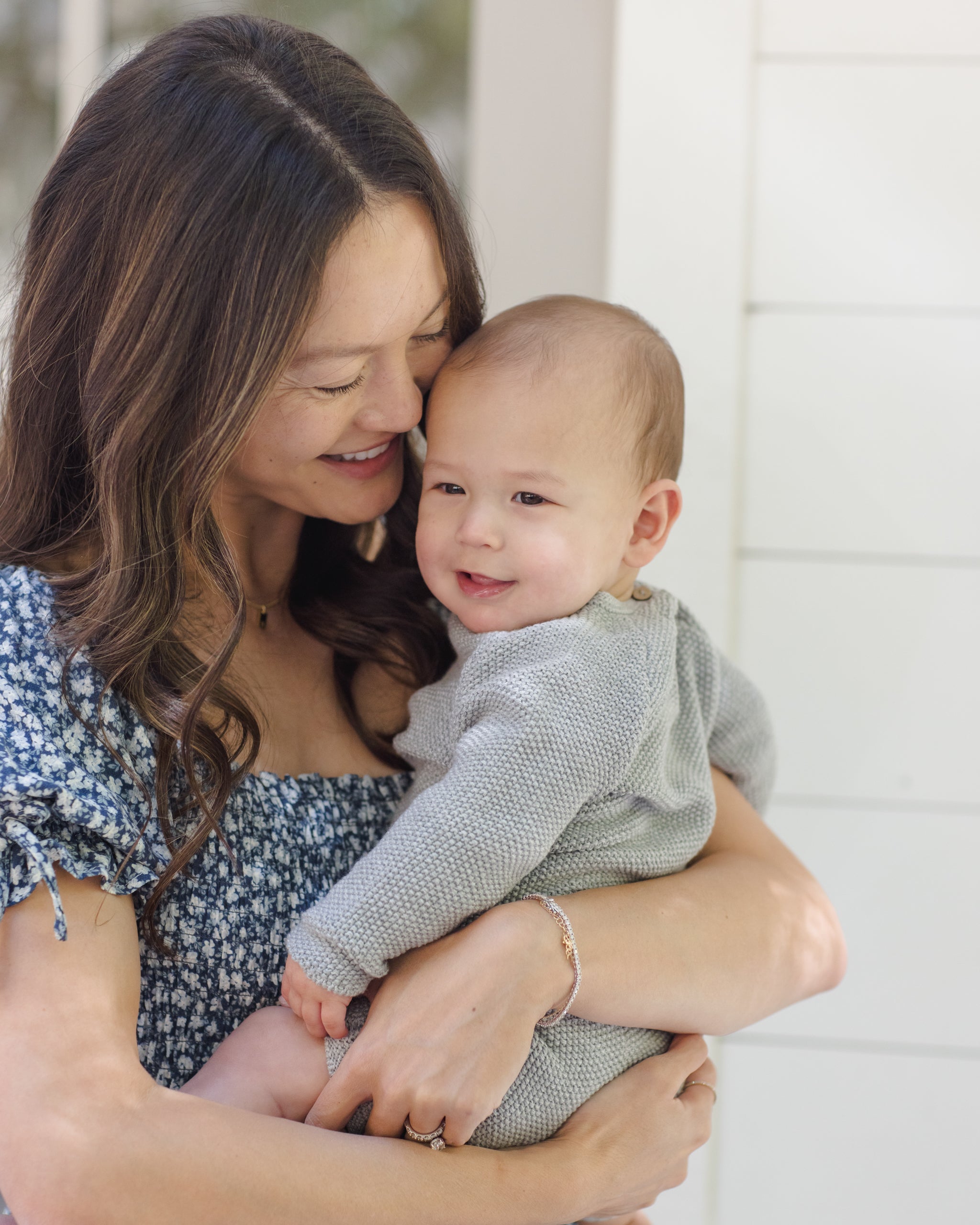 Summer Knit Set Heathered Sky - Rylee + Cru | Kids Clothes | Trendy Baby Clothes | Modern Infant Outfits |