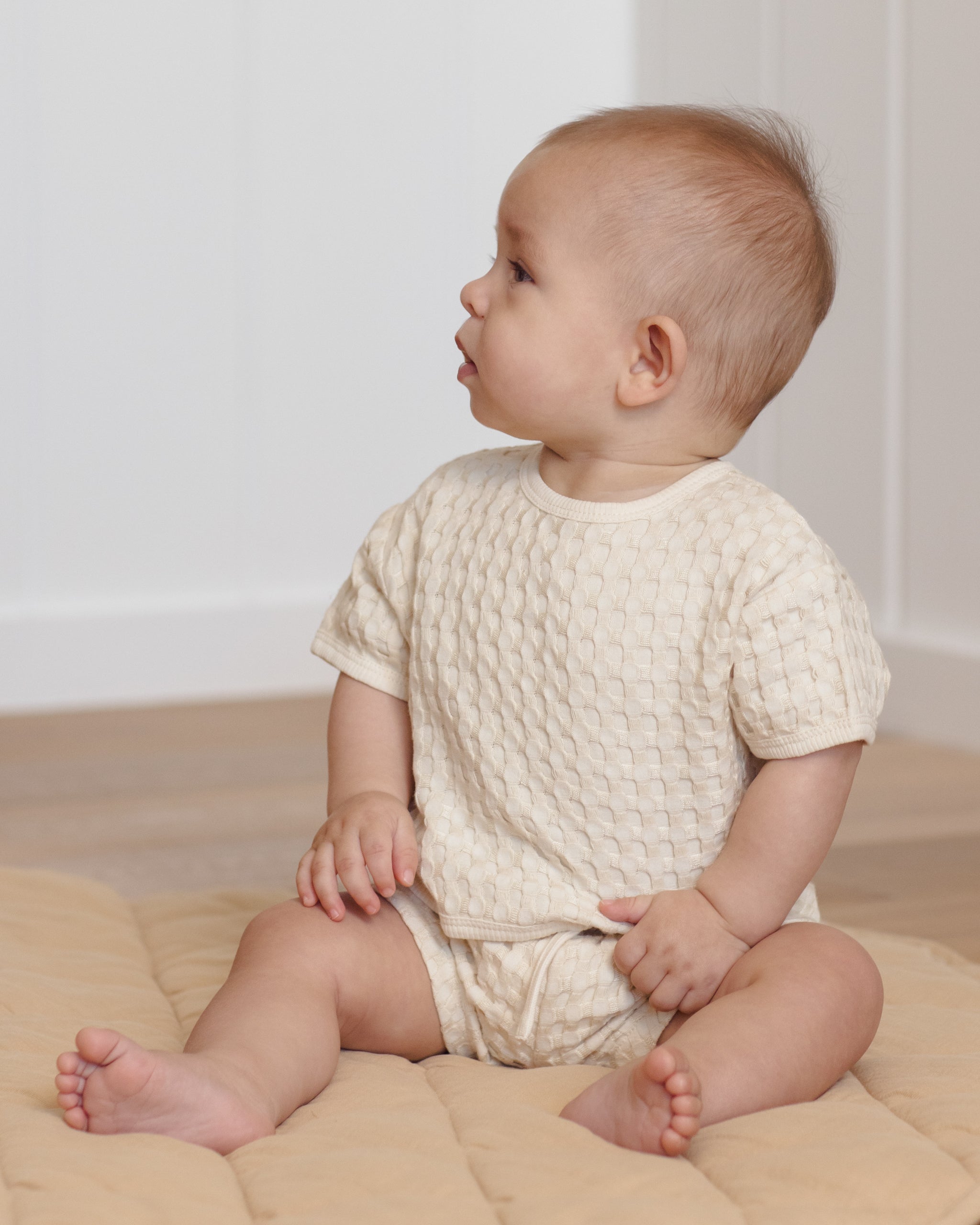 Jayden Set Natural - Rylee + Cru | Kids Clothes | Trendy Baby Clothes | Modern Infant Outfits |