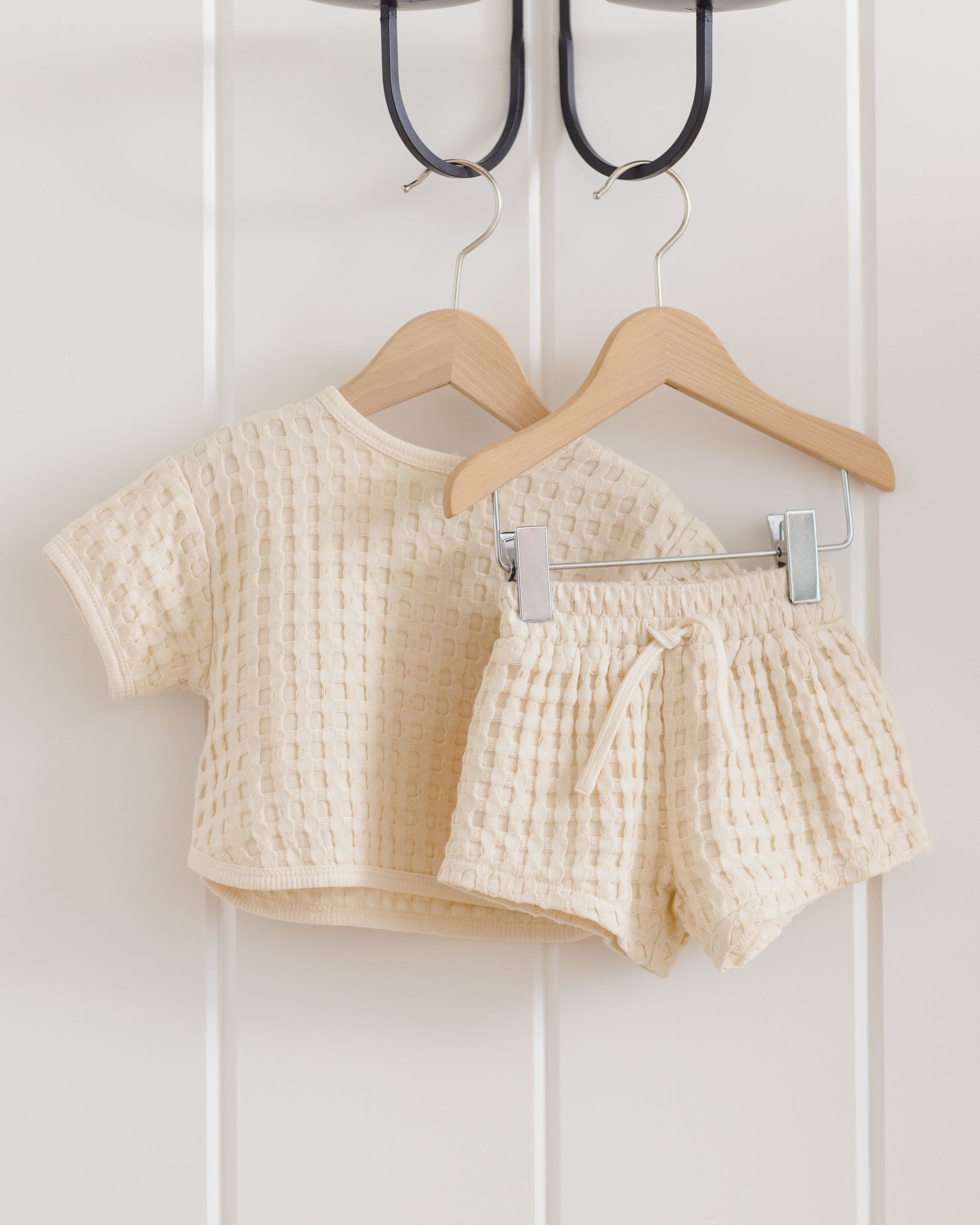 Jayden Set Natural - Rylee + Cru | Kids Clothes | Trendy Baby Clothes | Modern Infant Outfits |