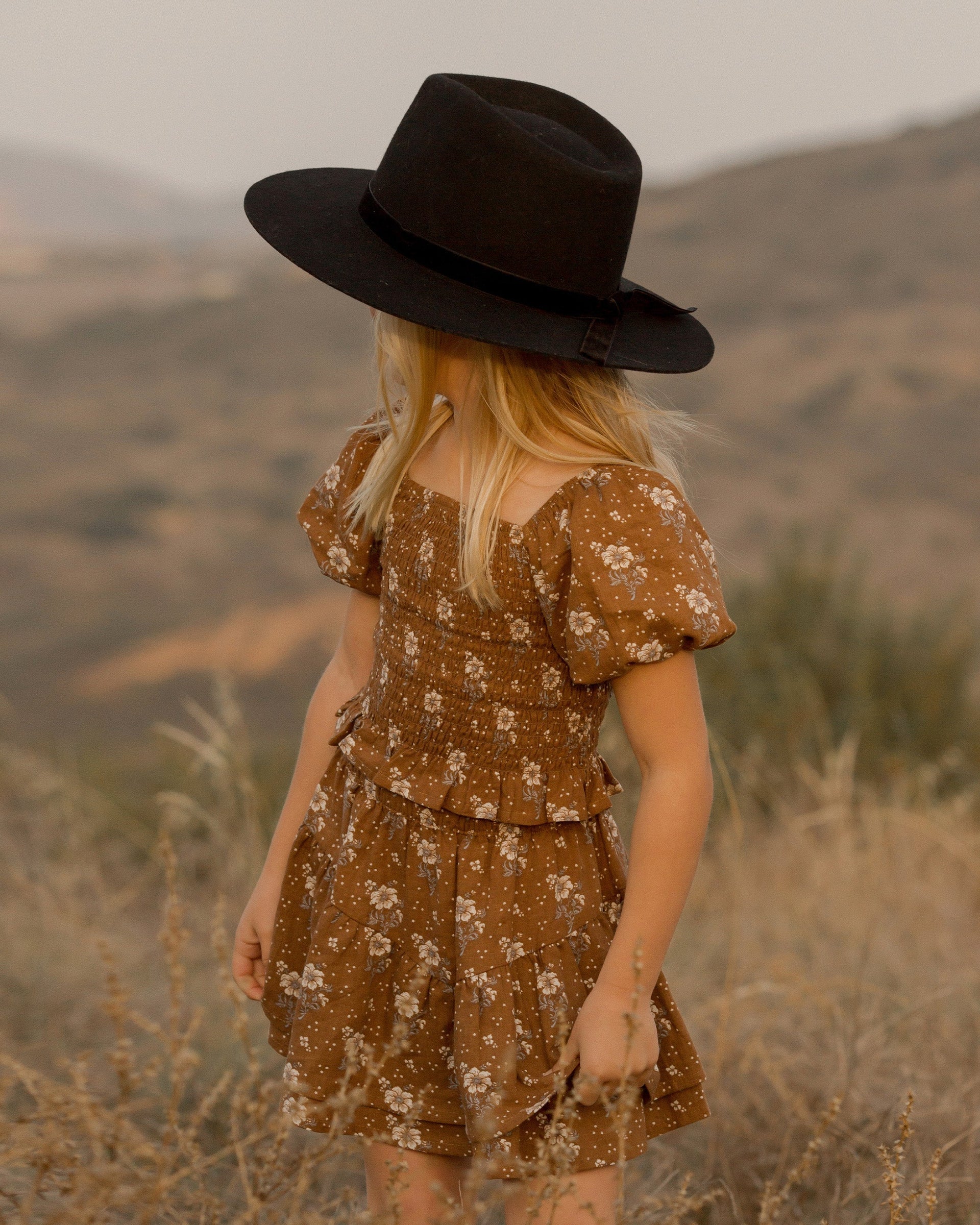Rylee + Cru Floppy Sun Hat in Vintage Fleur