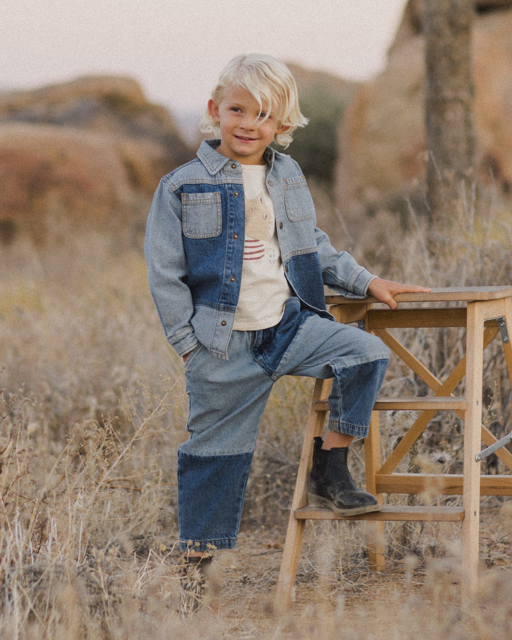 Baggy Pant || Light Washed Denim