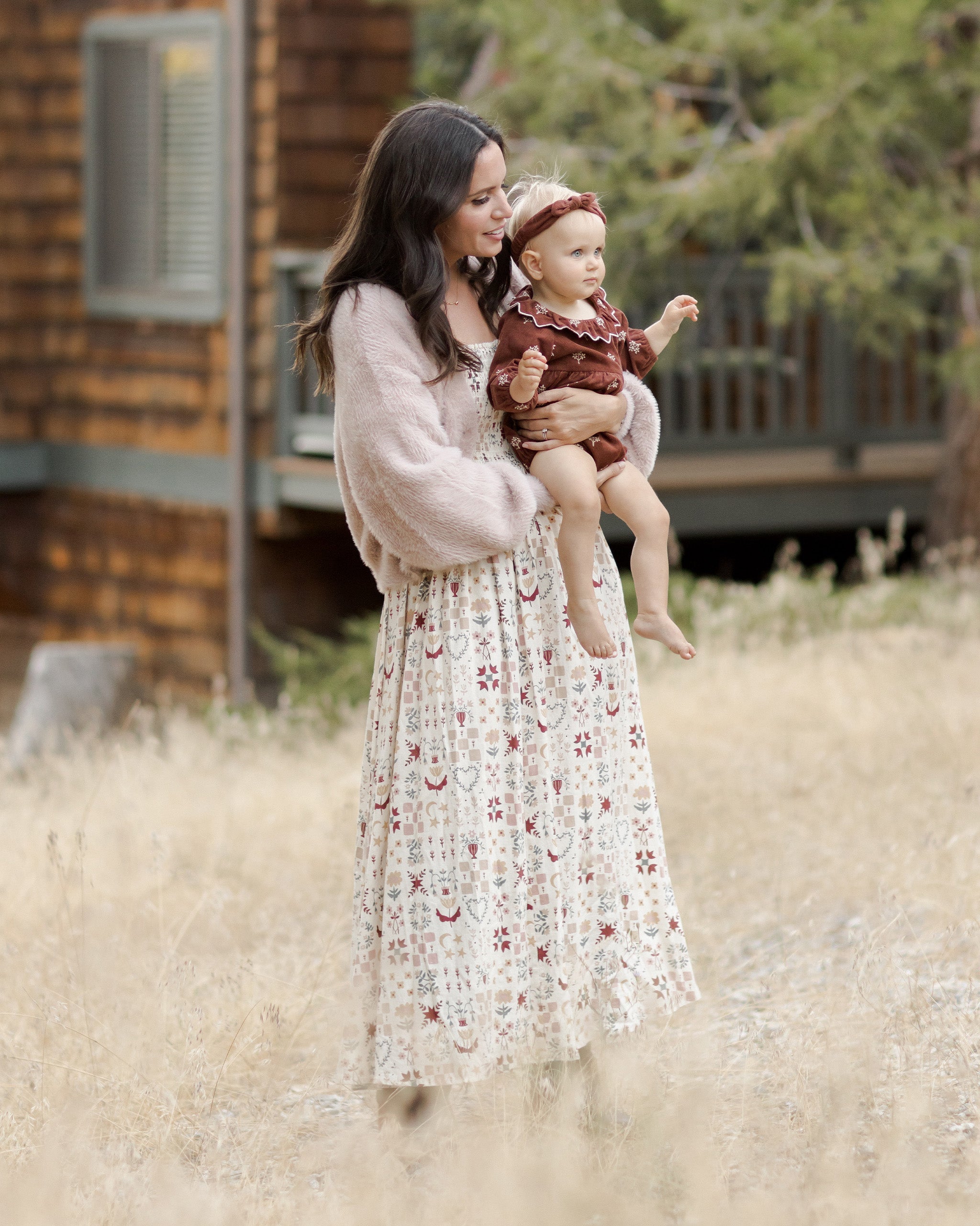 Fuzzy Cardigan | Blush