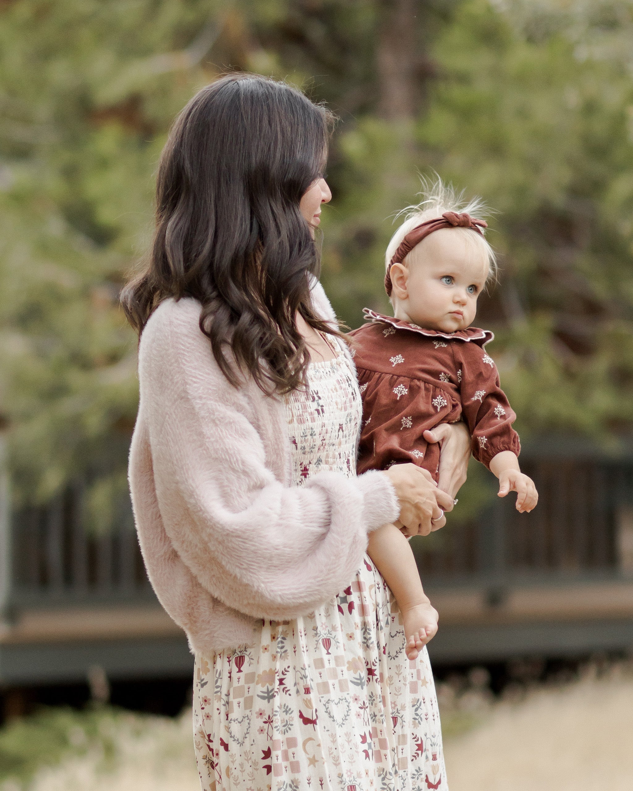 Fuzzy Cardigan | Blush