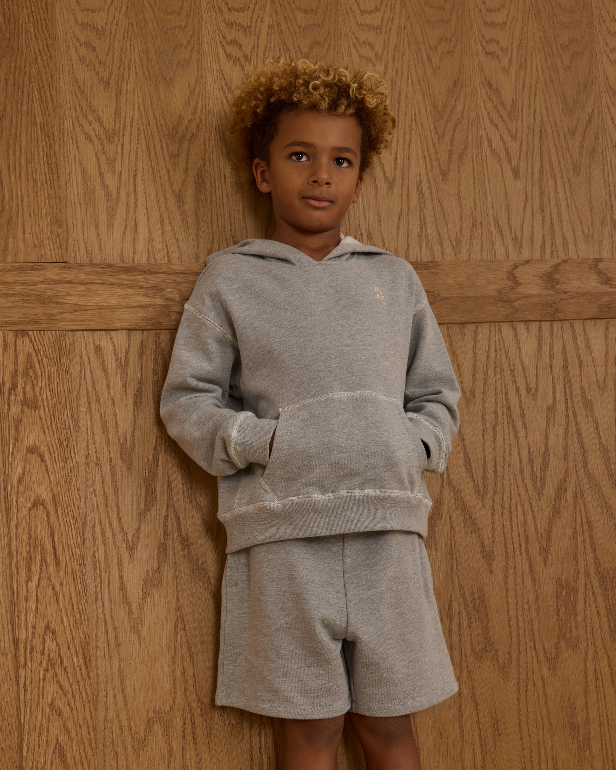 Boxing Short || Heathered Grey