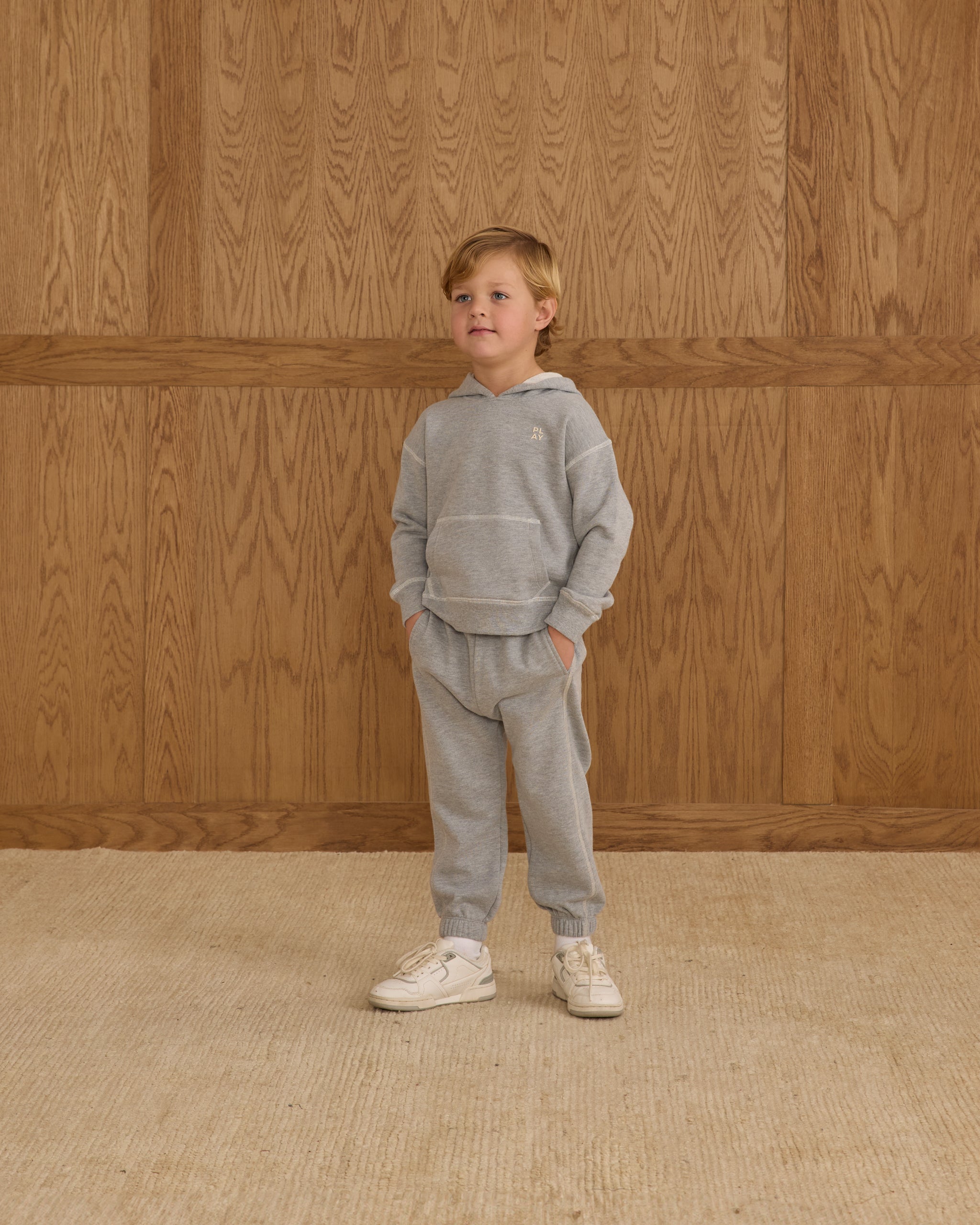 Coast Hoodie || Heathered Grey