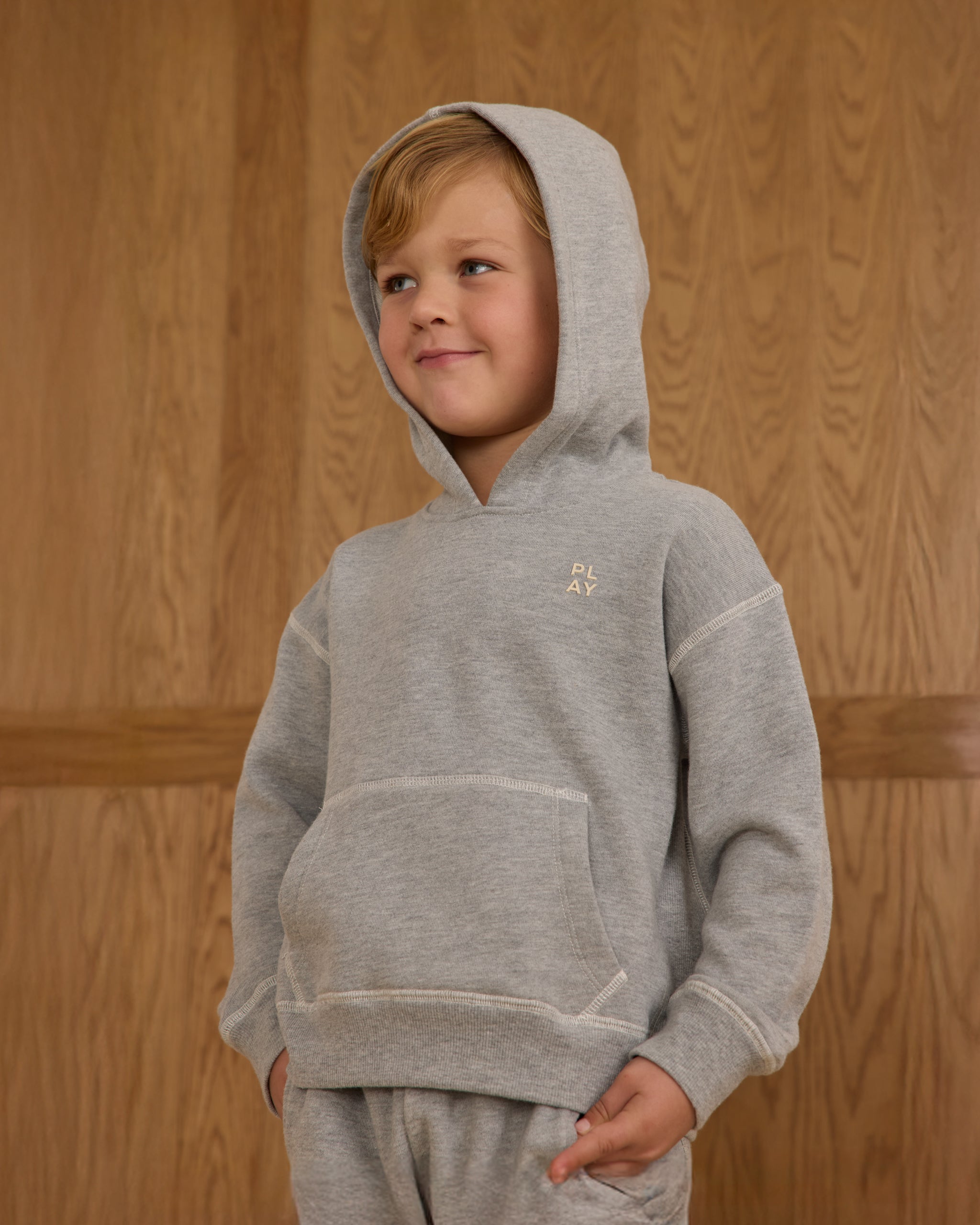 Coast Hoodie || Heathered Grey