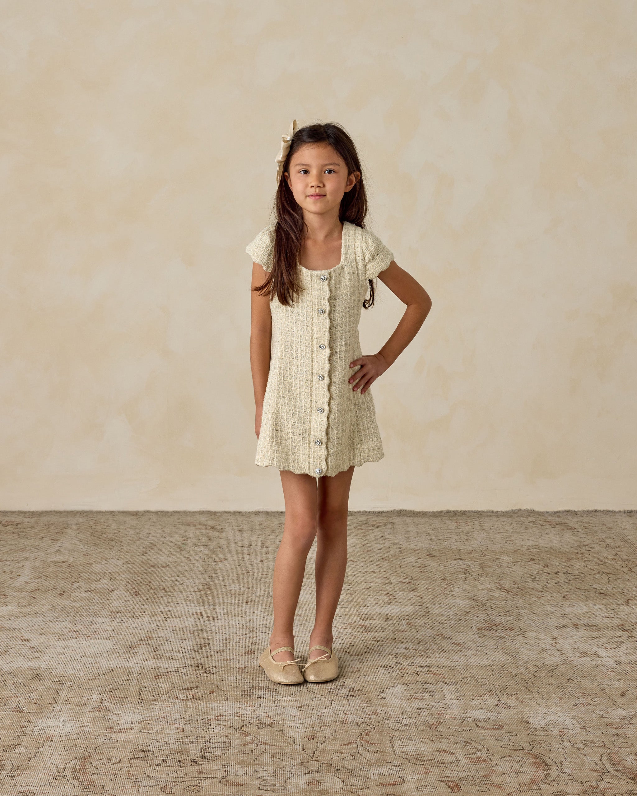 Gabrielle Dress | Ecru