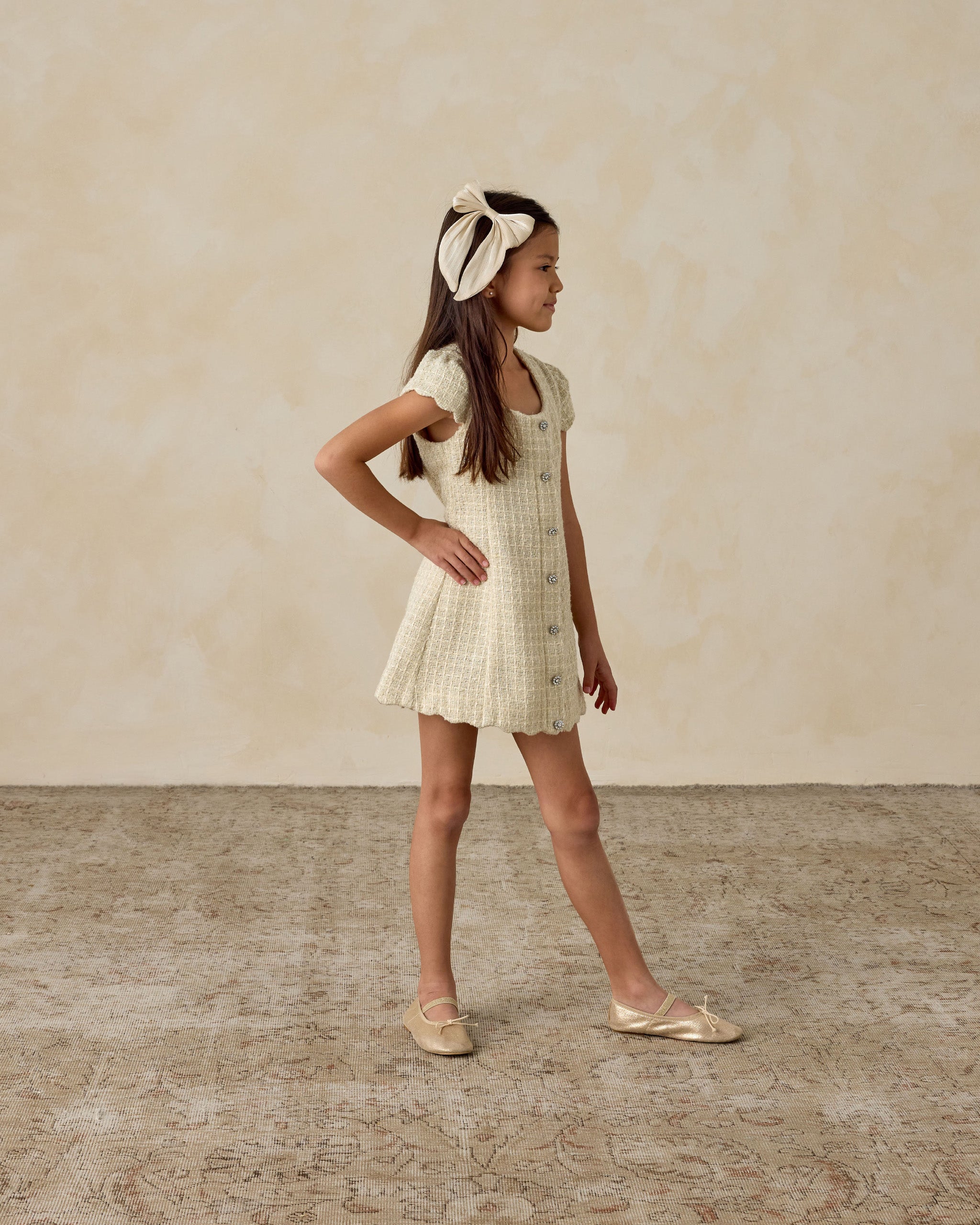 Gabrielle Dress | Ecru