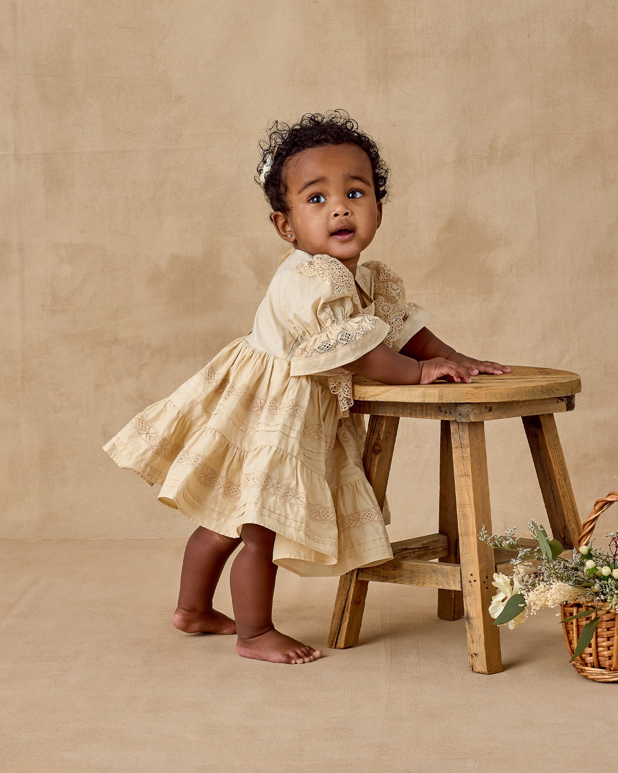 Genevieve Dress | Ecru