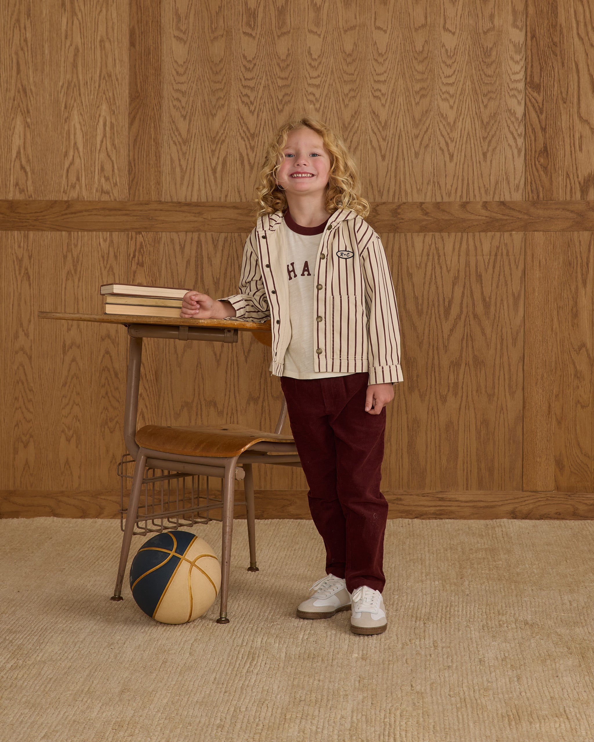 Sammy Jacket || Cedar Pinstripe