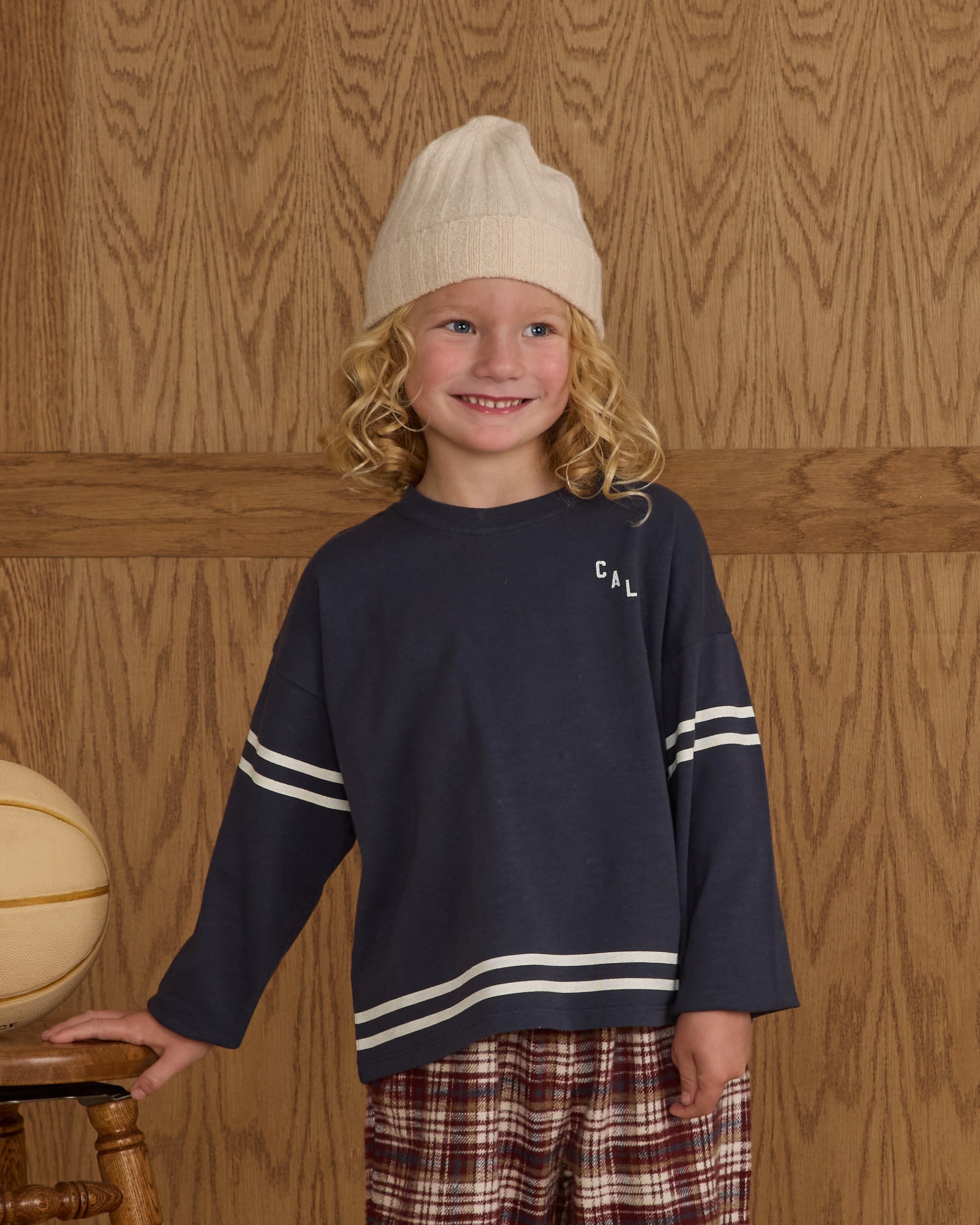 Camden Long Sleeve Tee || Navy