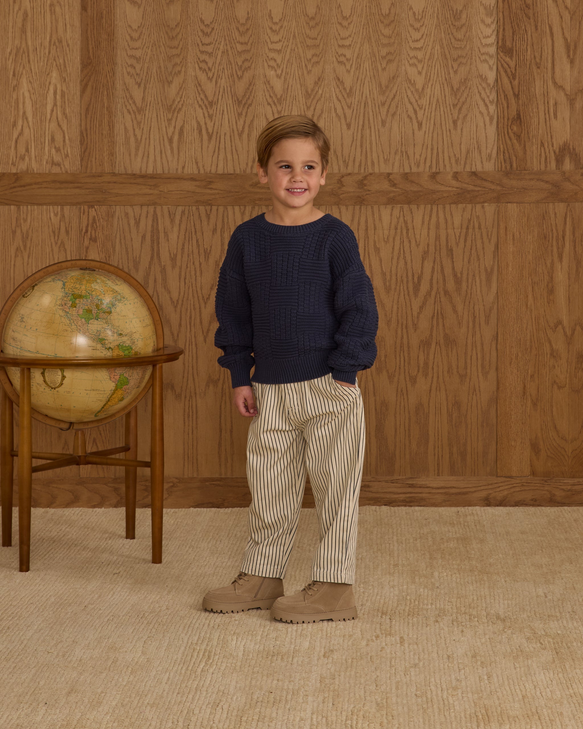 Palmer Pant || Golden Stripe