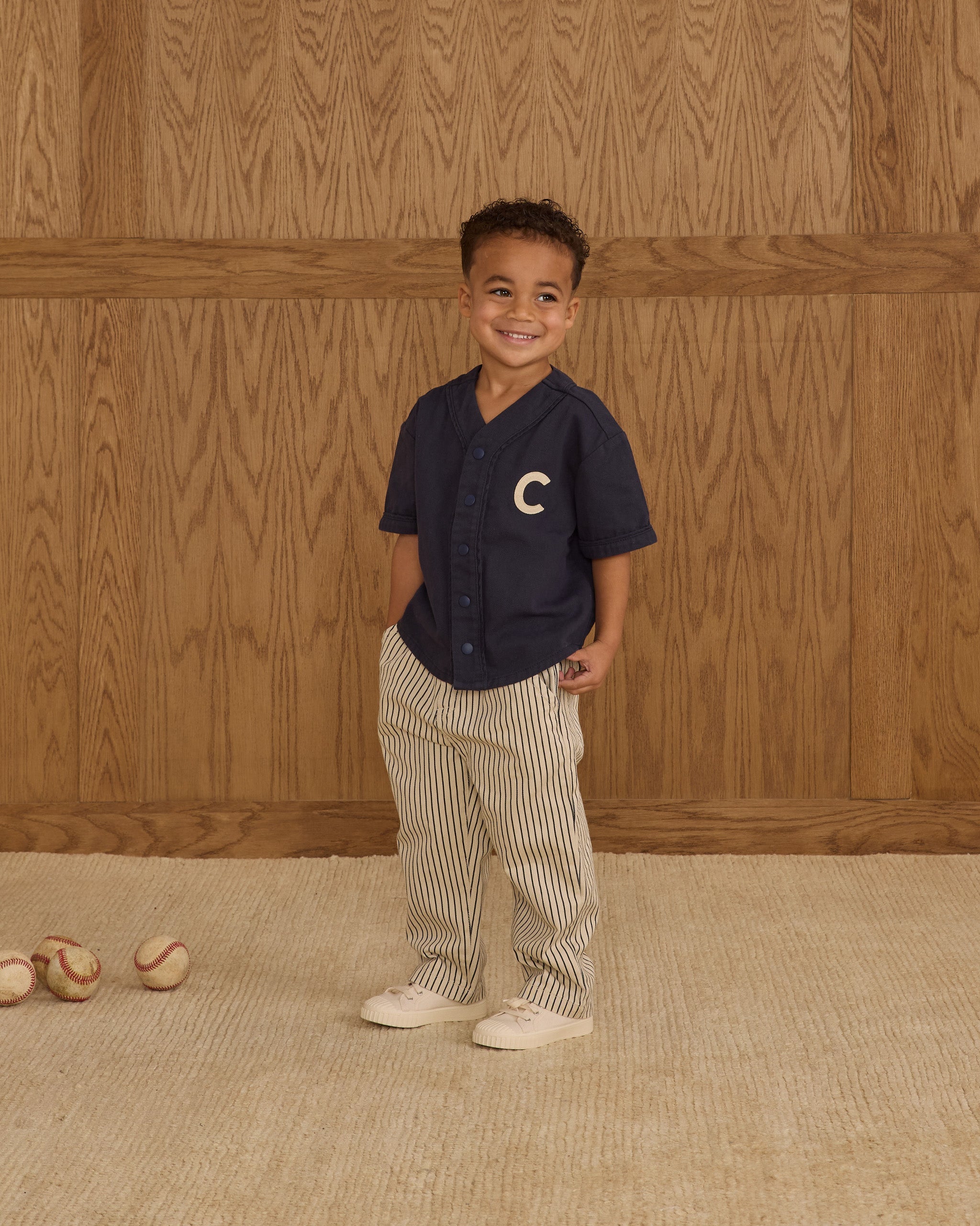 Baseball Shirt || Navy