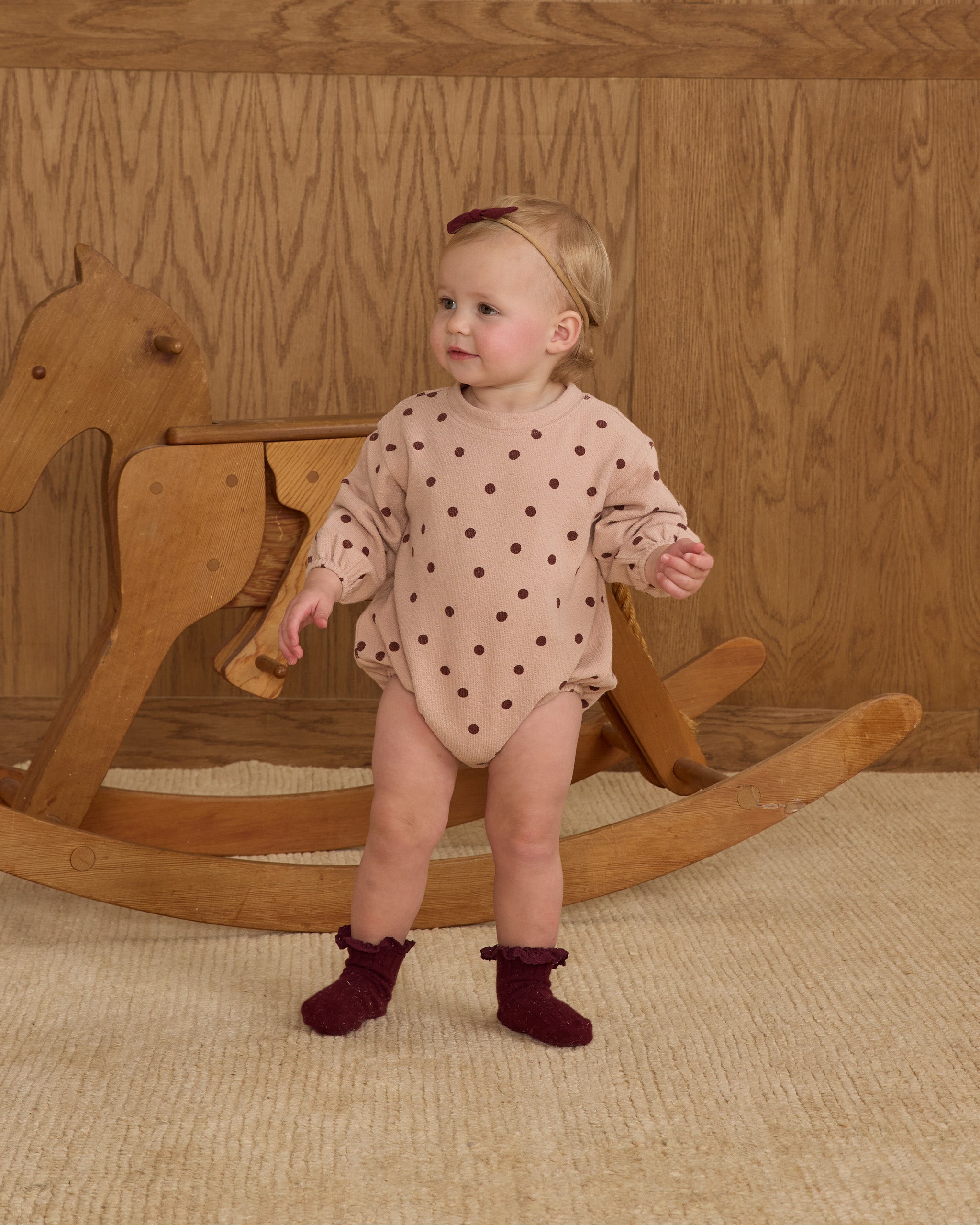 Lace Trim Socks, 2-pack || Burgundy, Navy