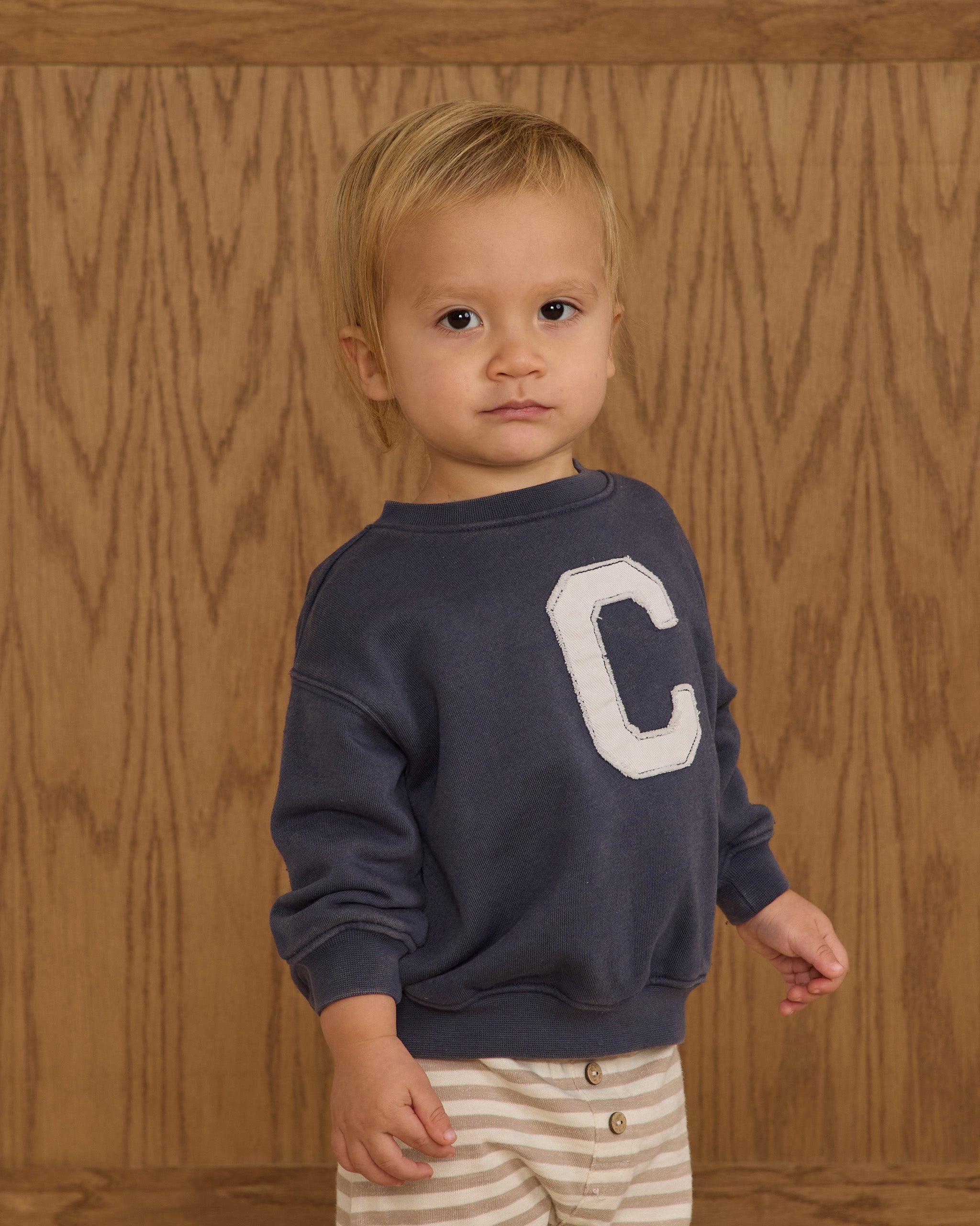 Relaxed Sweatshirt || Navy