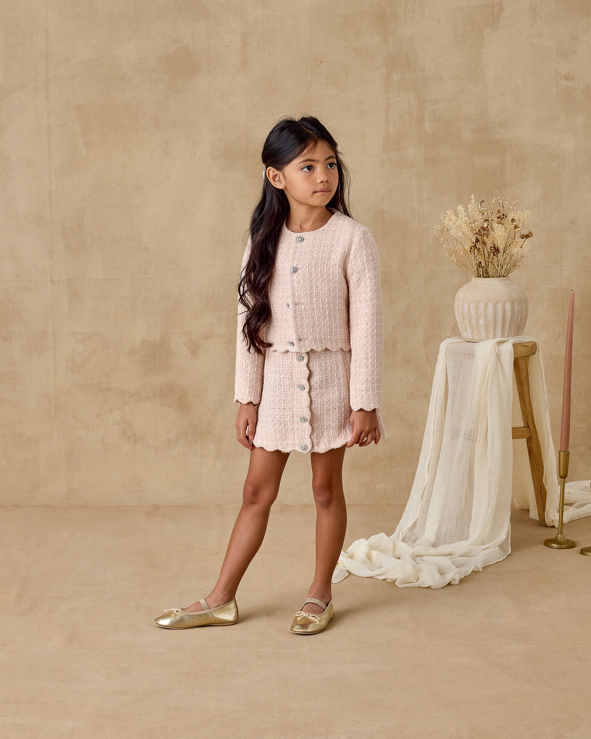 Tweed Jacket | Rose