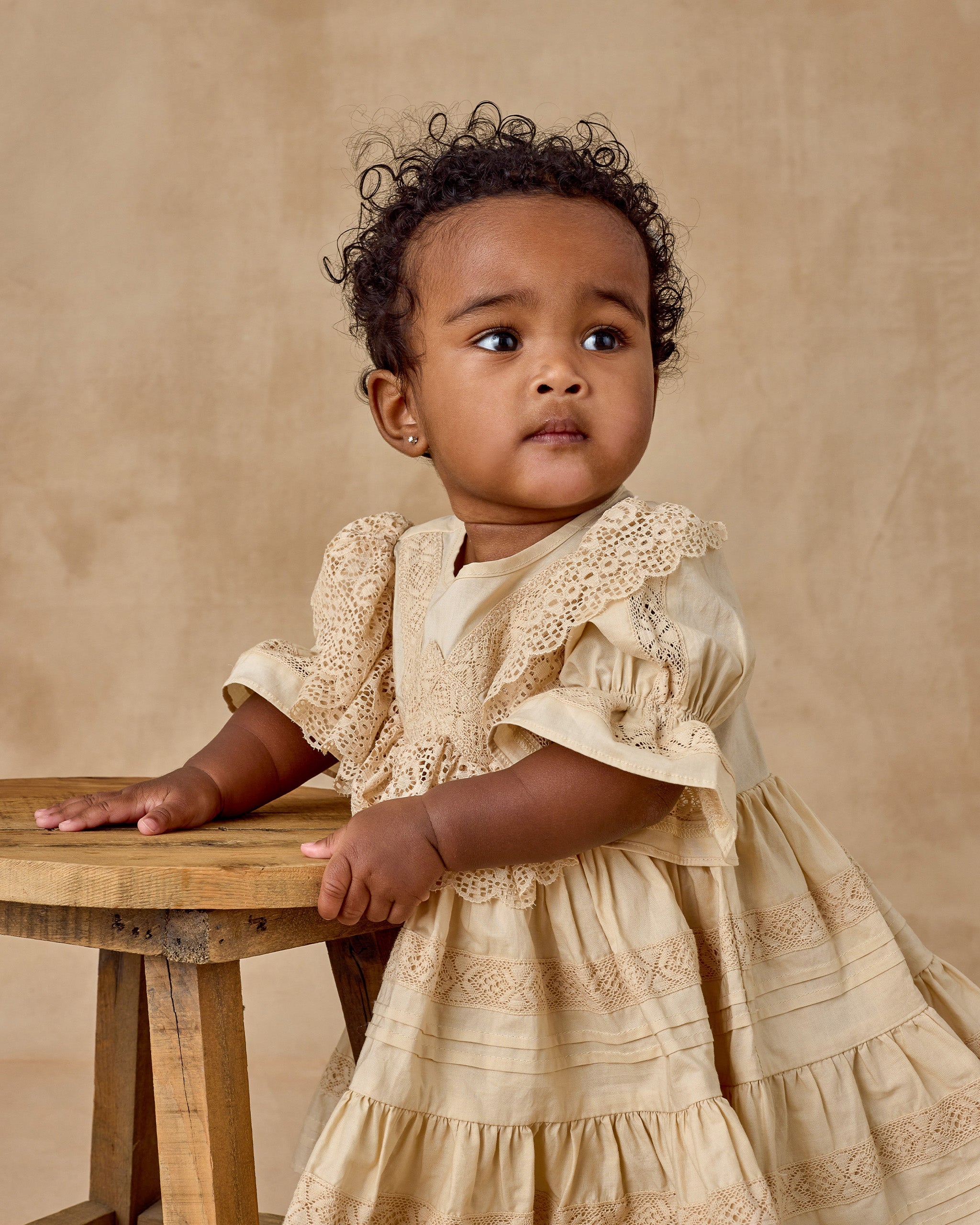 Genevieve Dress | Ecru
