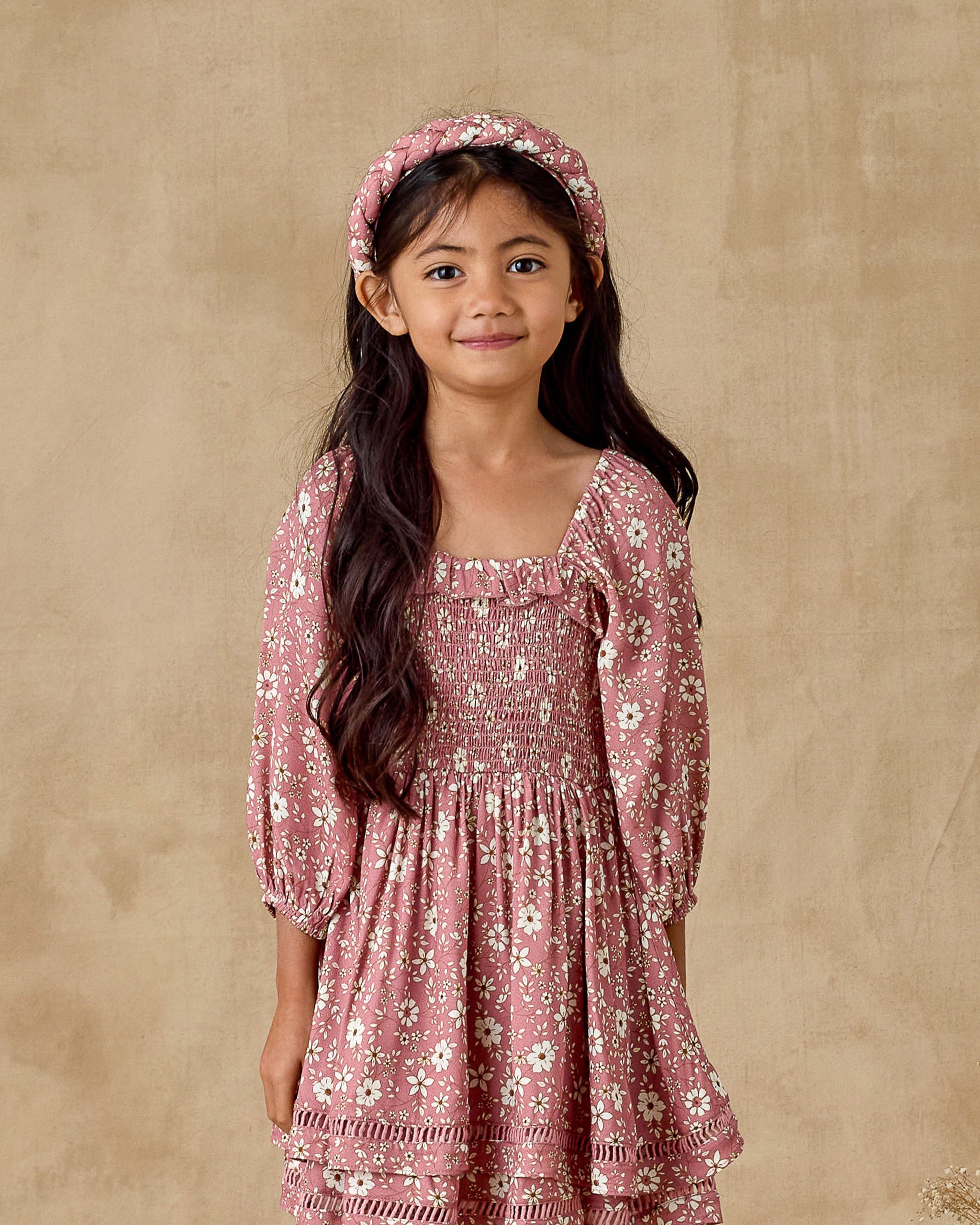 Elodie Dress | Rose Bloom