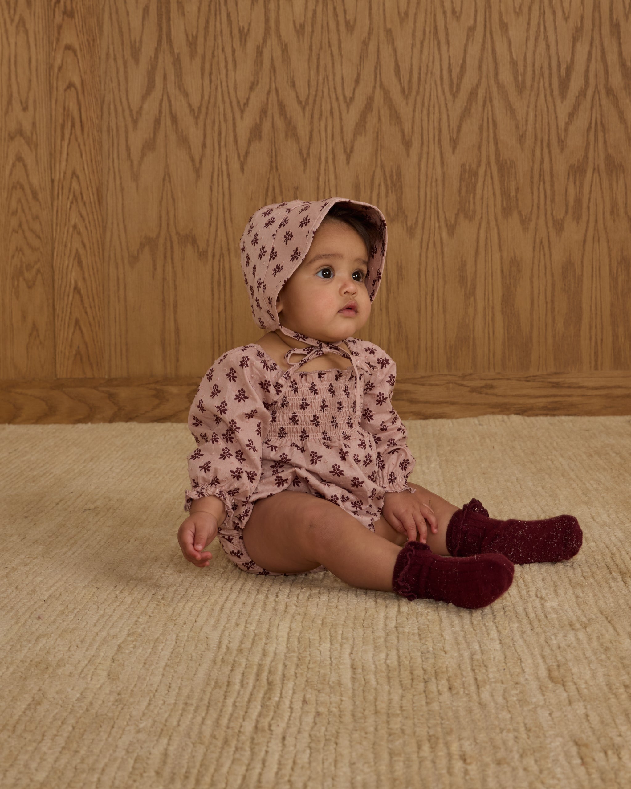 Cora Romper || Blush Fleur