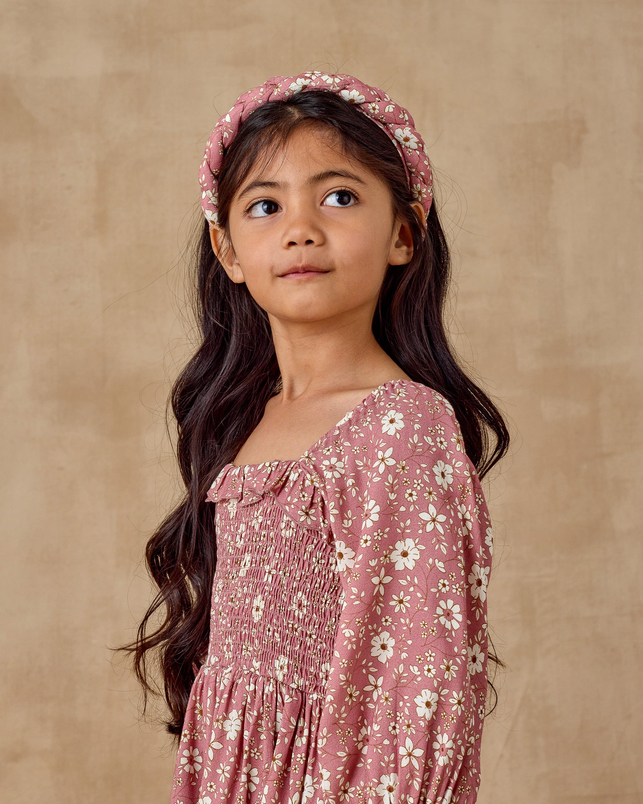 Braided Headband | Rose Bloom