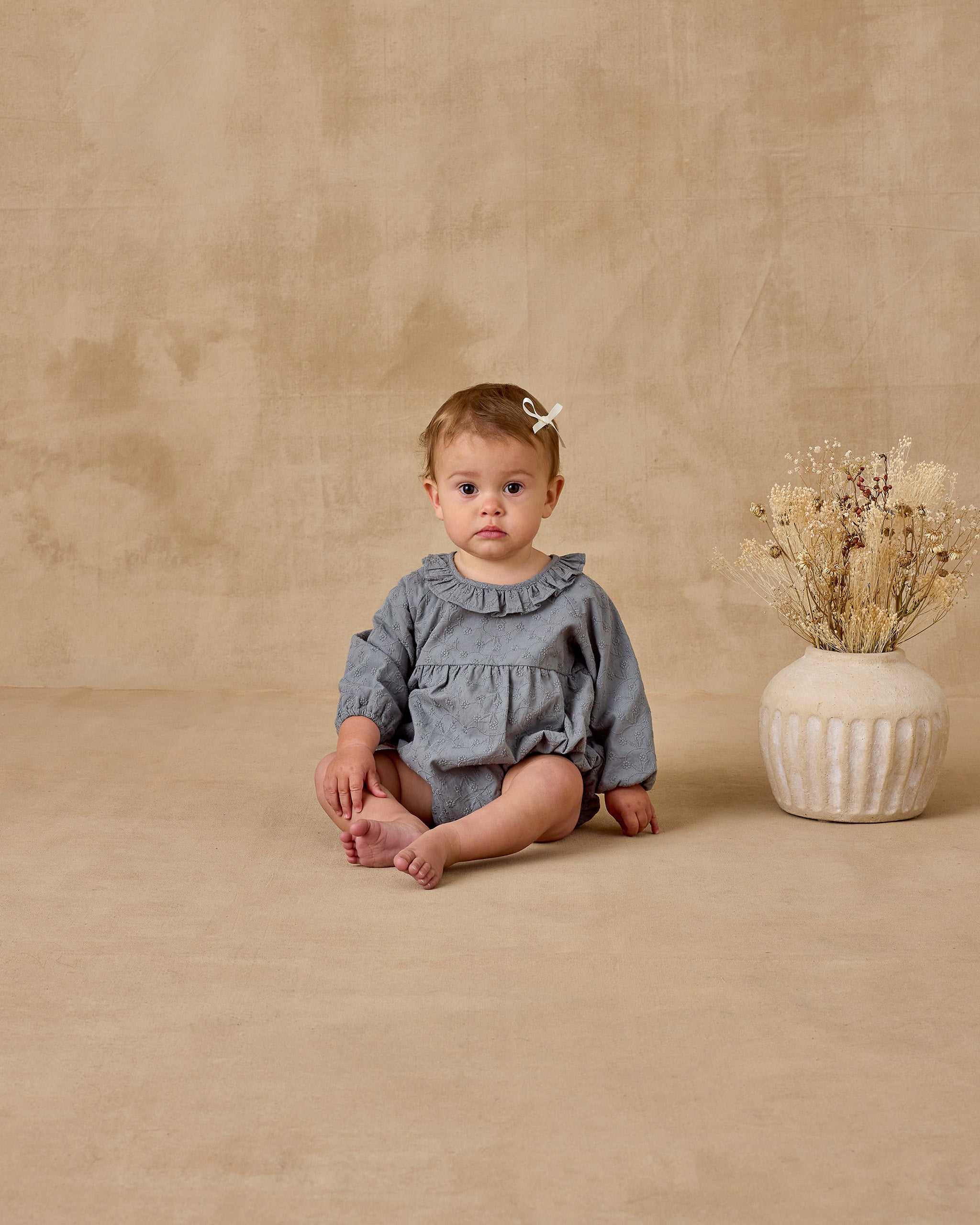 Adeline Romper | French Blue