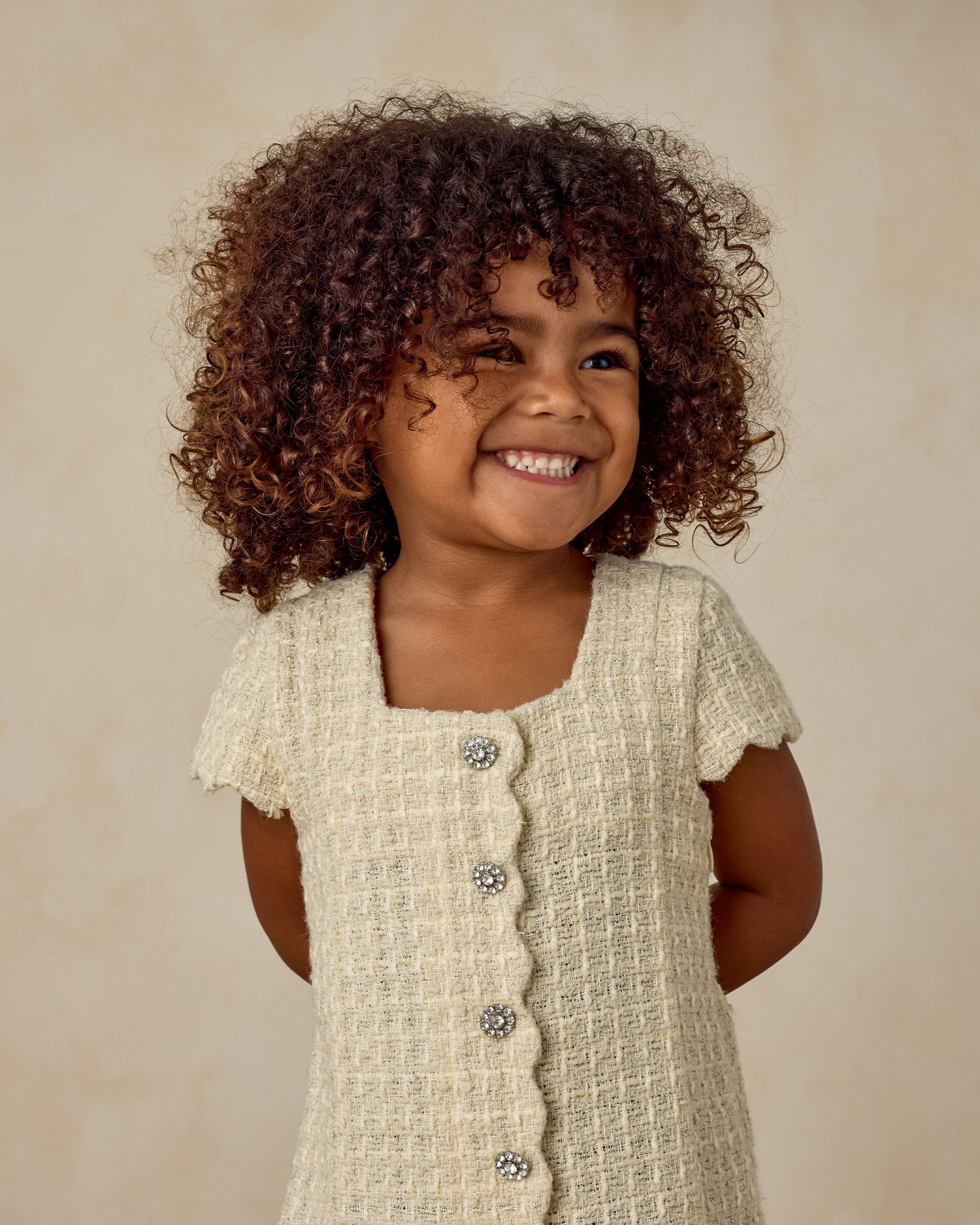 Gabrielle Dress | Ecru