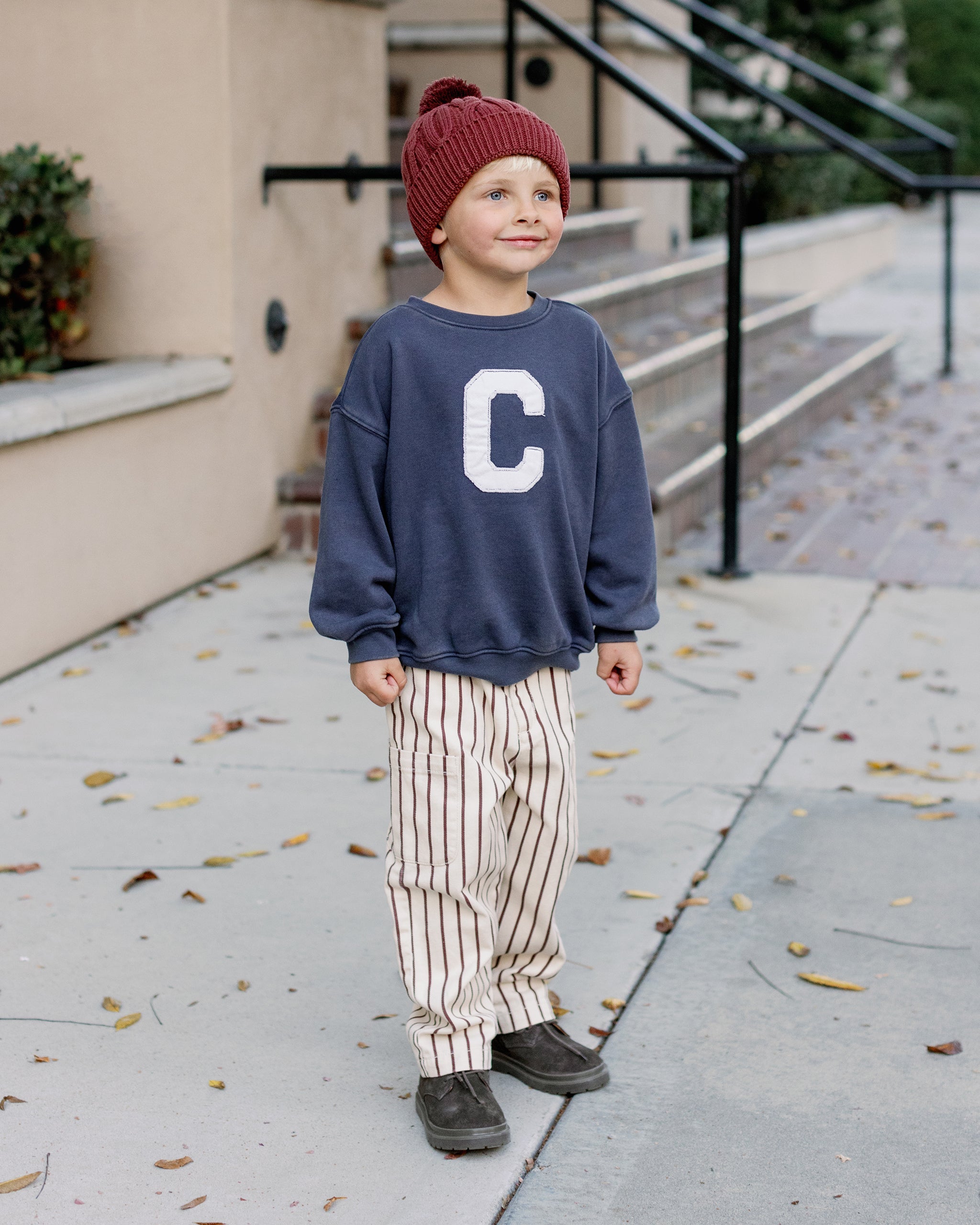 Relaxed Sweatshirt || Navy