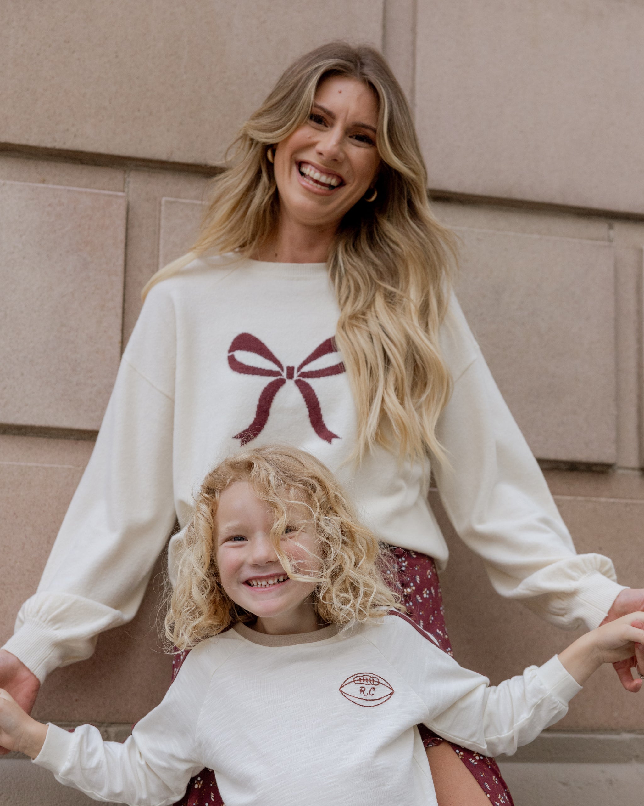 Relaxed Long Sleeve Tee || Ivory