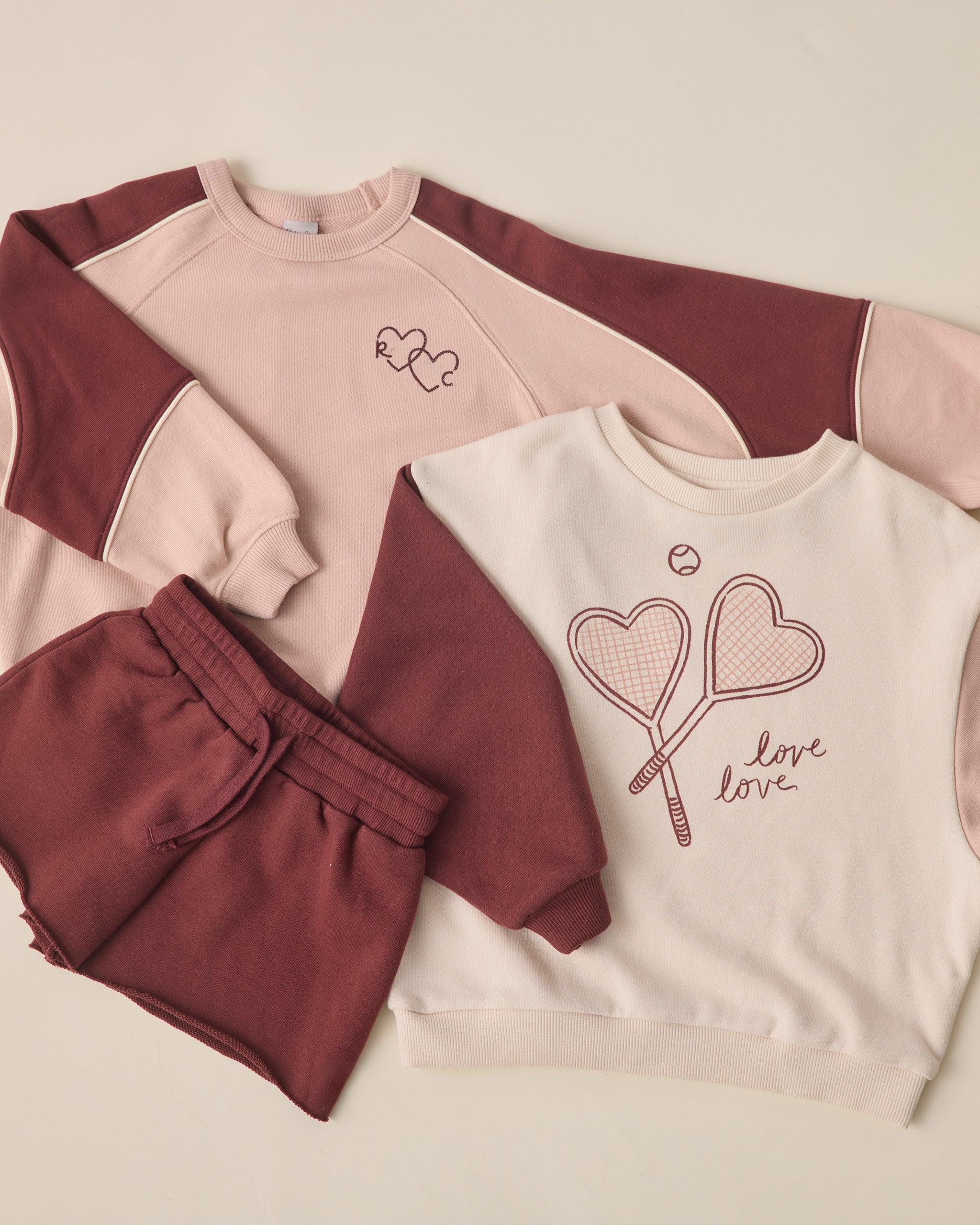 Sweat Short || Burgundy
