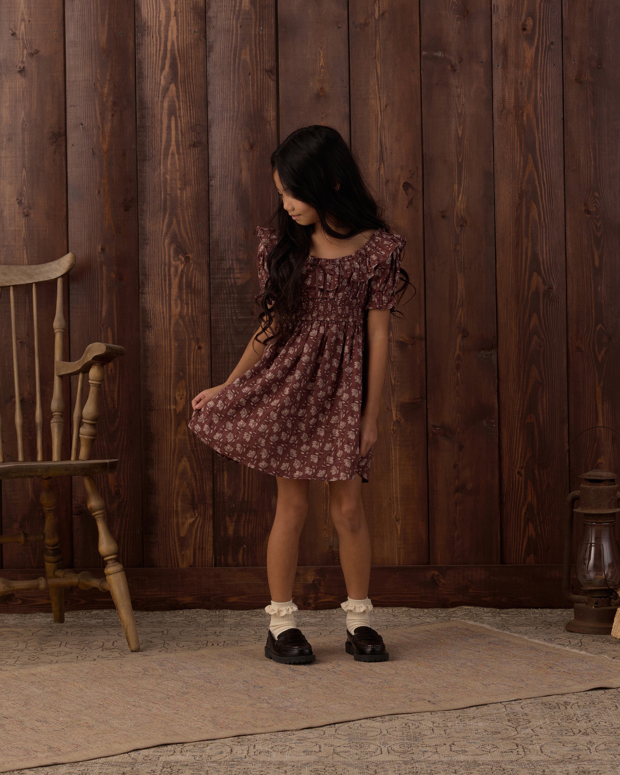 Dillon Dress Mulberry Iris